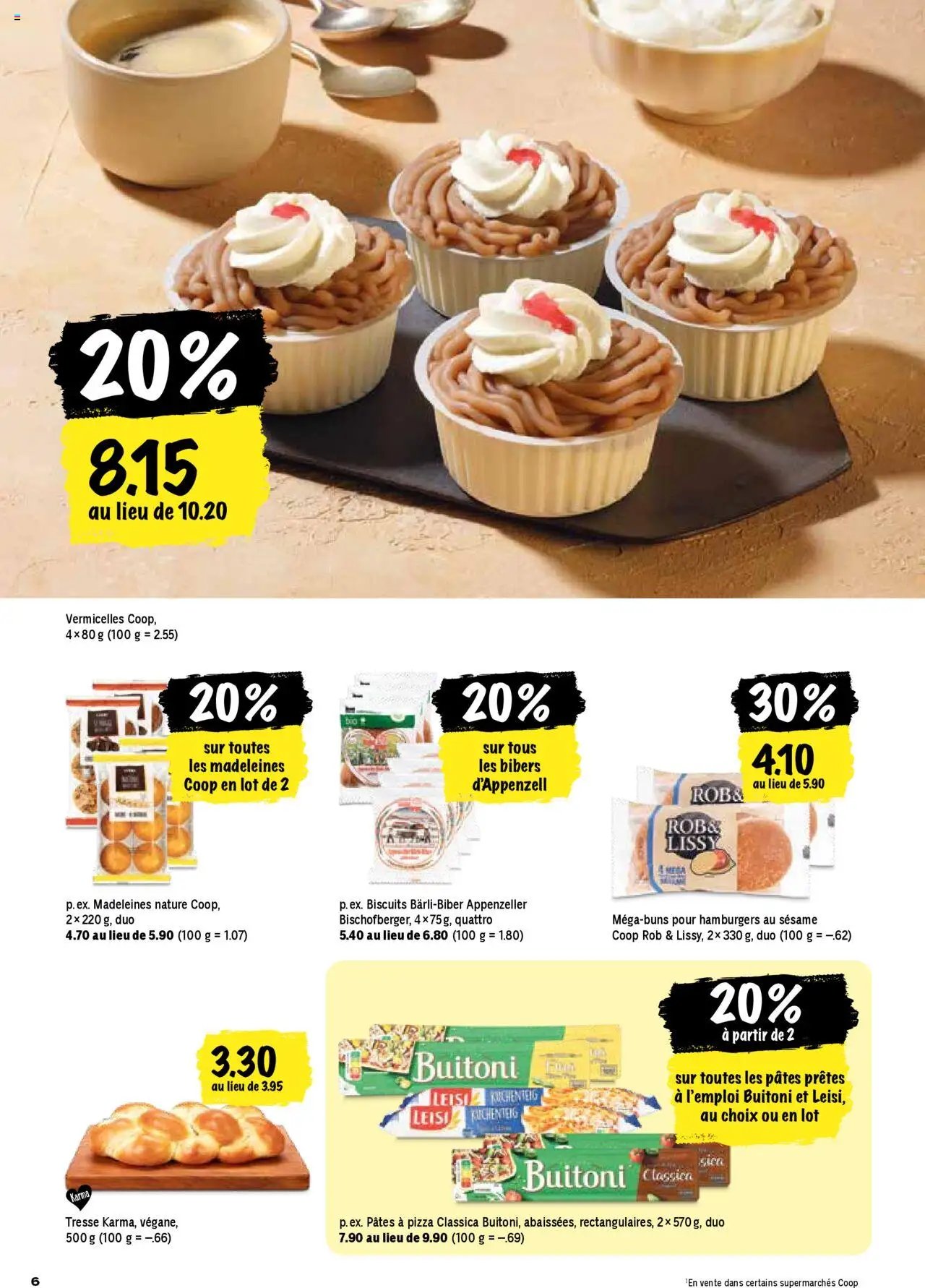 Coop - Les actions de la semaine (2025-09-25 - 2025-10-01)