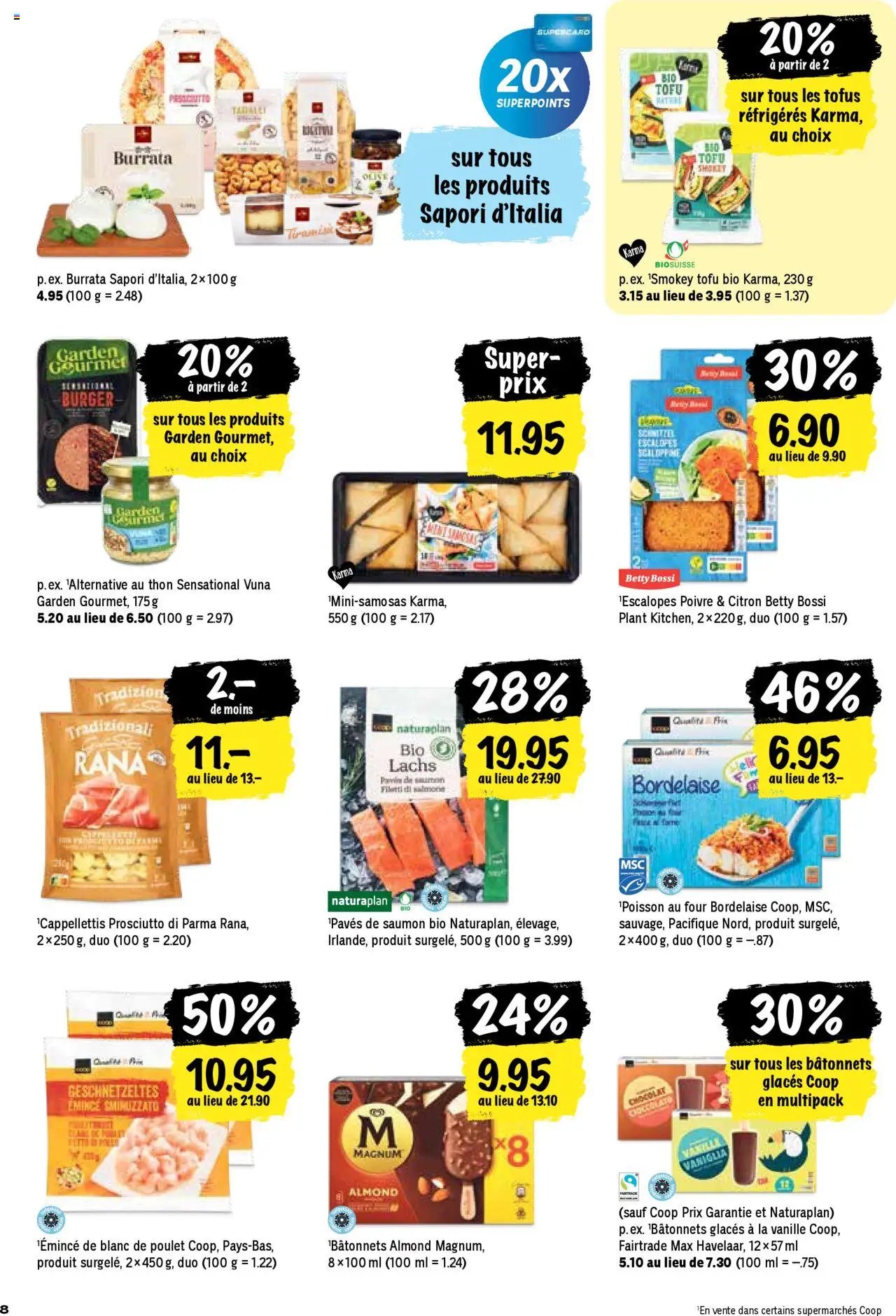 Coop - Les actions de la semaine (2025-09-25 - 2025-10-01)