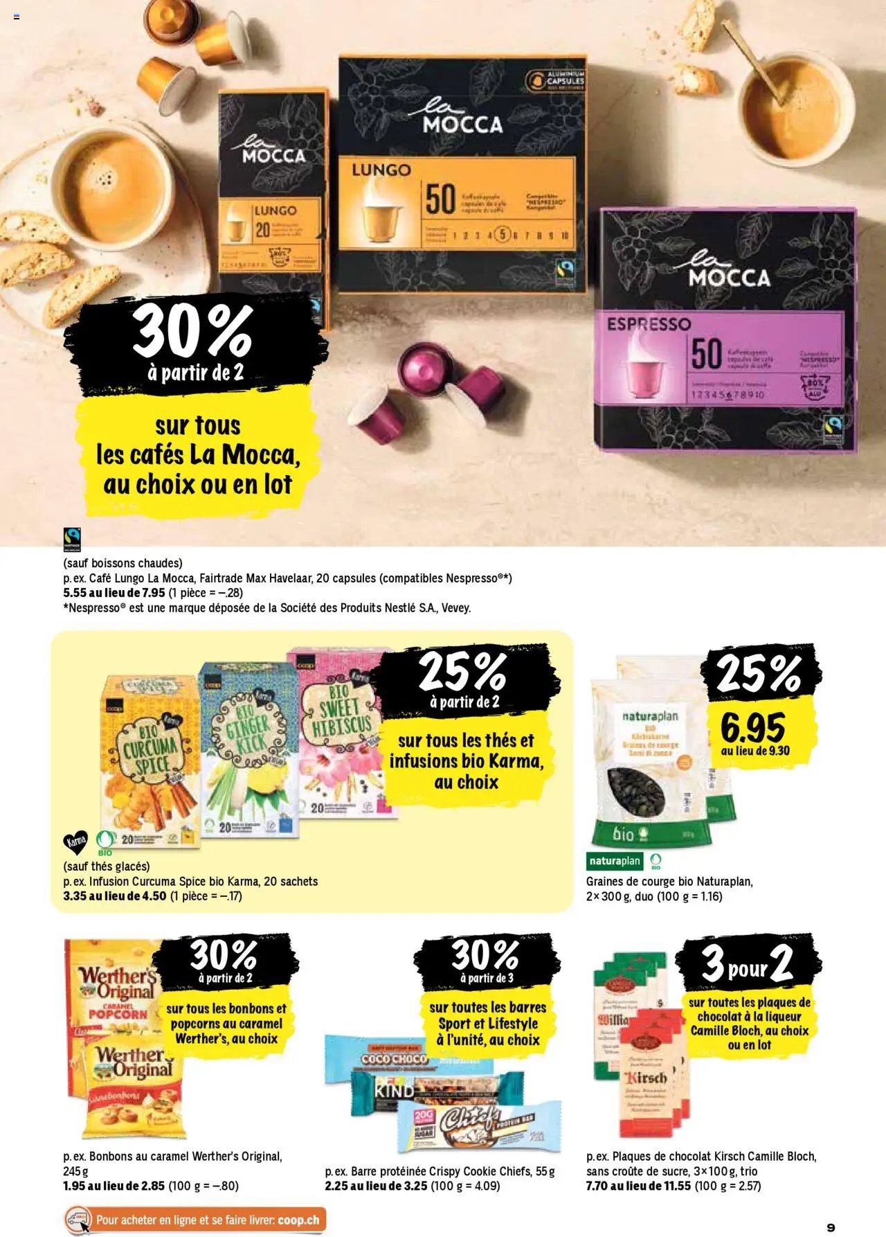 Coop - Les actions de la semaine (2025-09-25 - 2025-10-01)