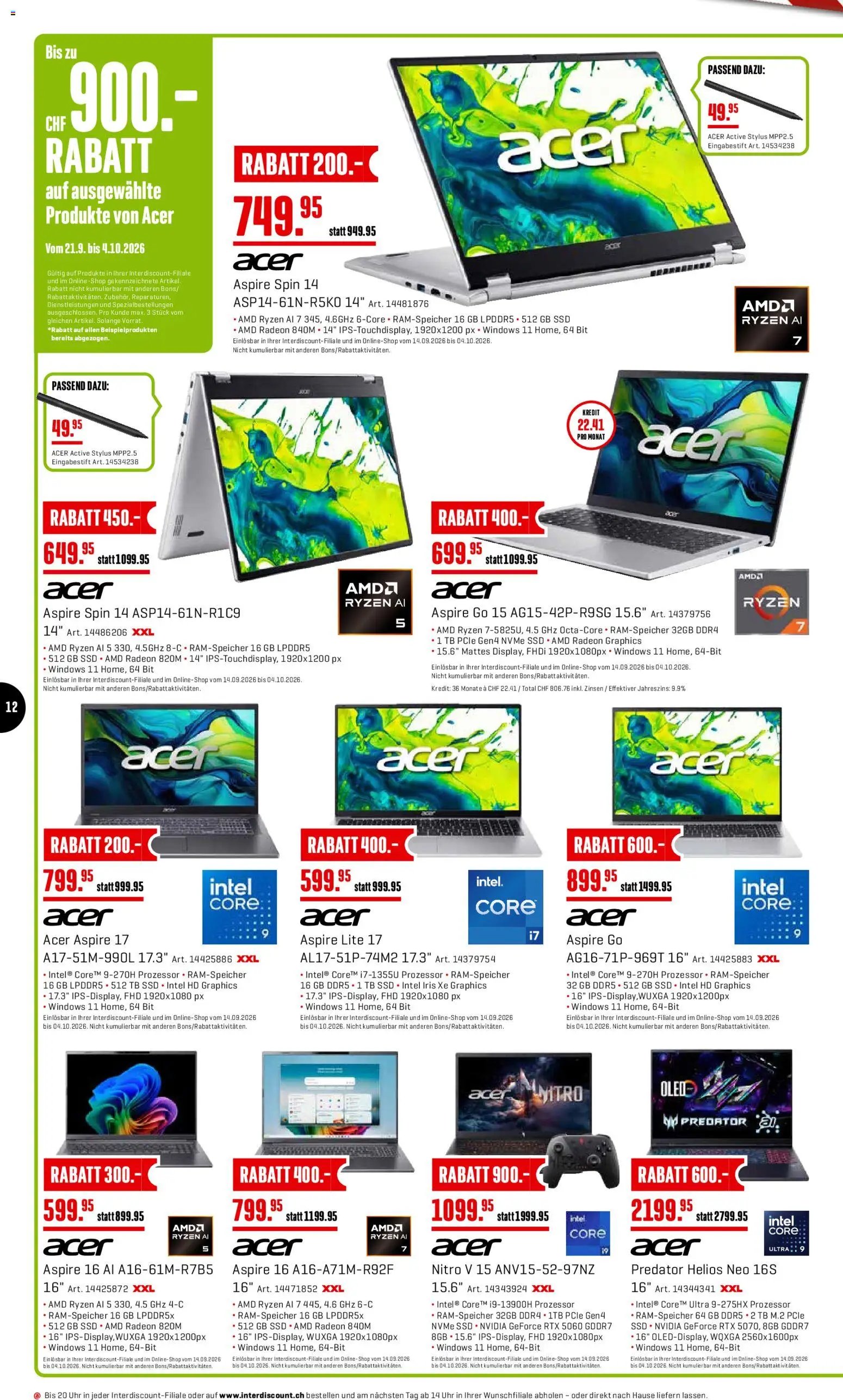 Interdiscount aktionen