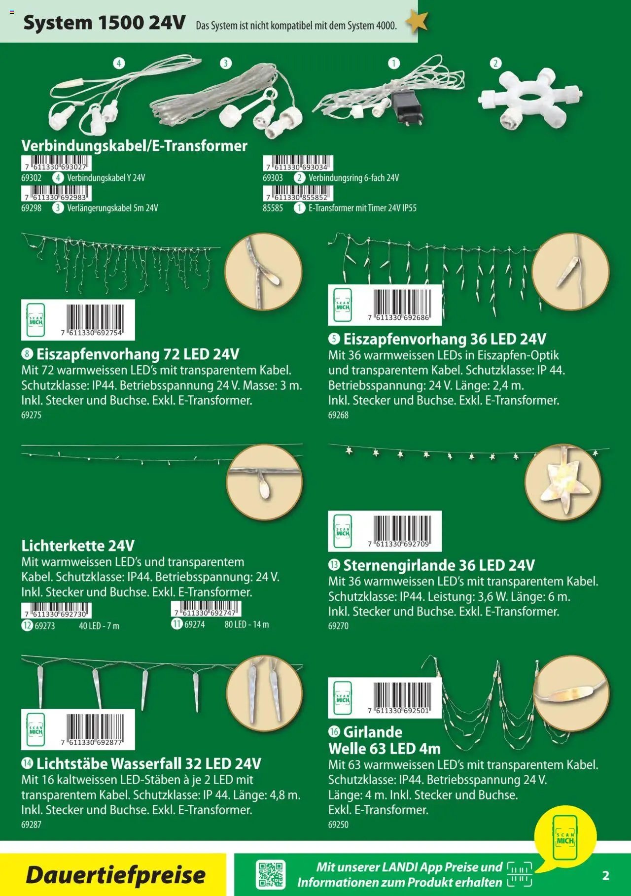 Landi Aktionen Weihnachtsbeleuchtung (2024-10-22 - 2025-12-31) | 2