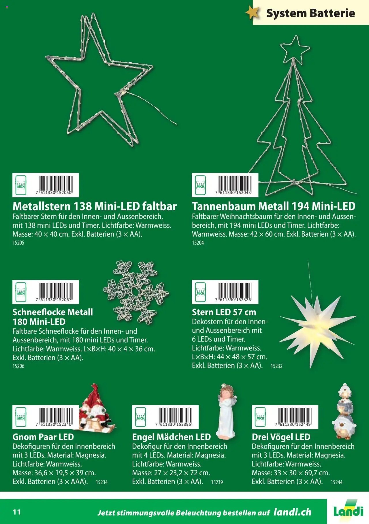 Landi Aktionen Weihnachtsbeleuchtung (2024-10-22 - 2025-12-31) | 11