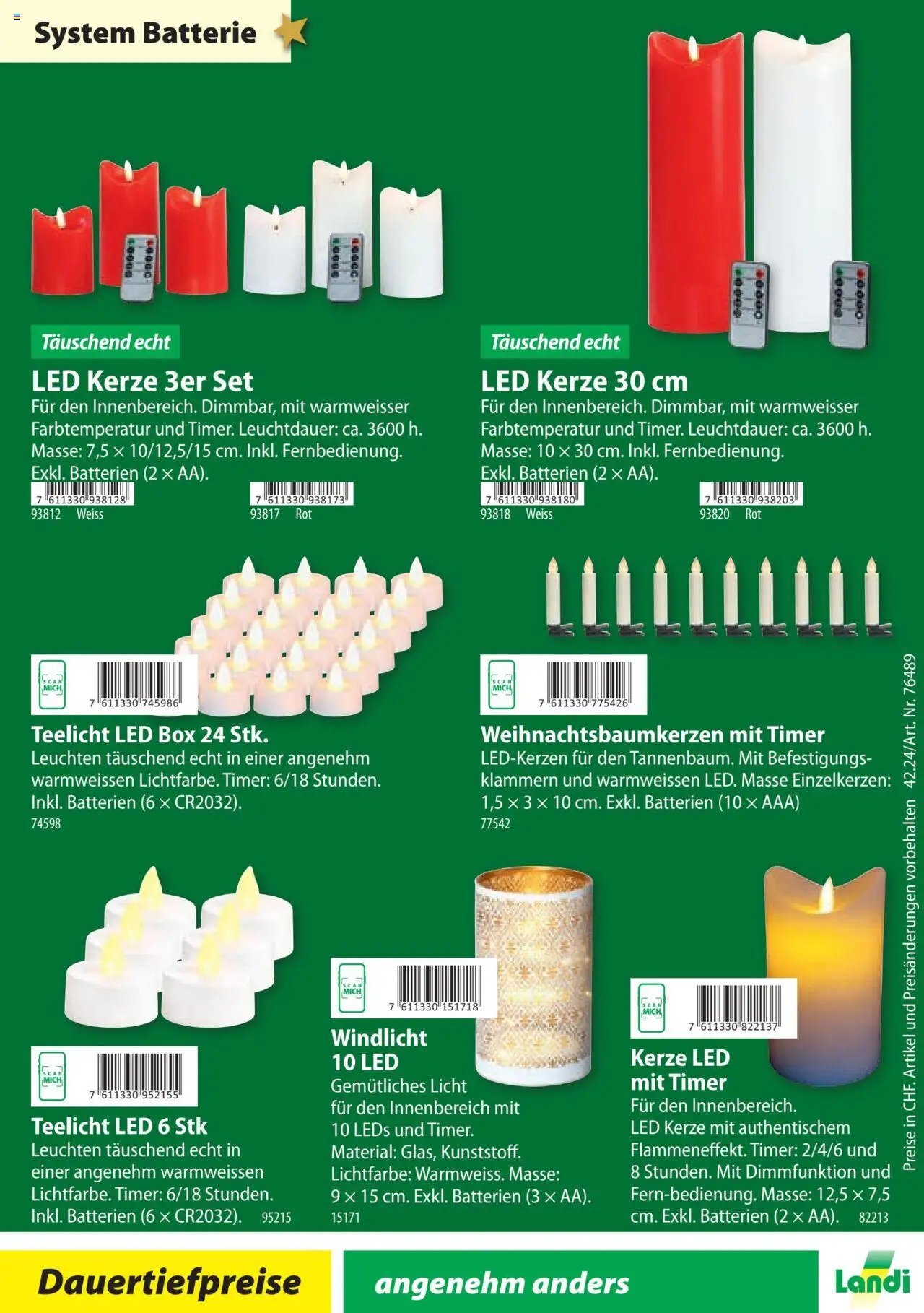 Landi Aktionen Weihnachtsbeleuchtung (2024-10-22 - 2025-12-31) | 12