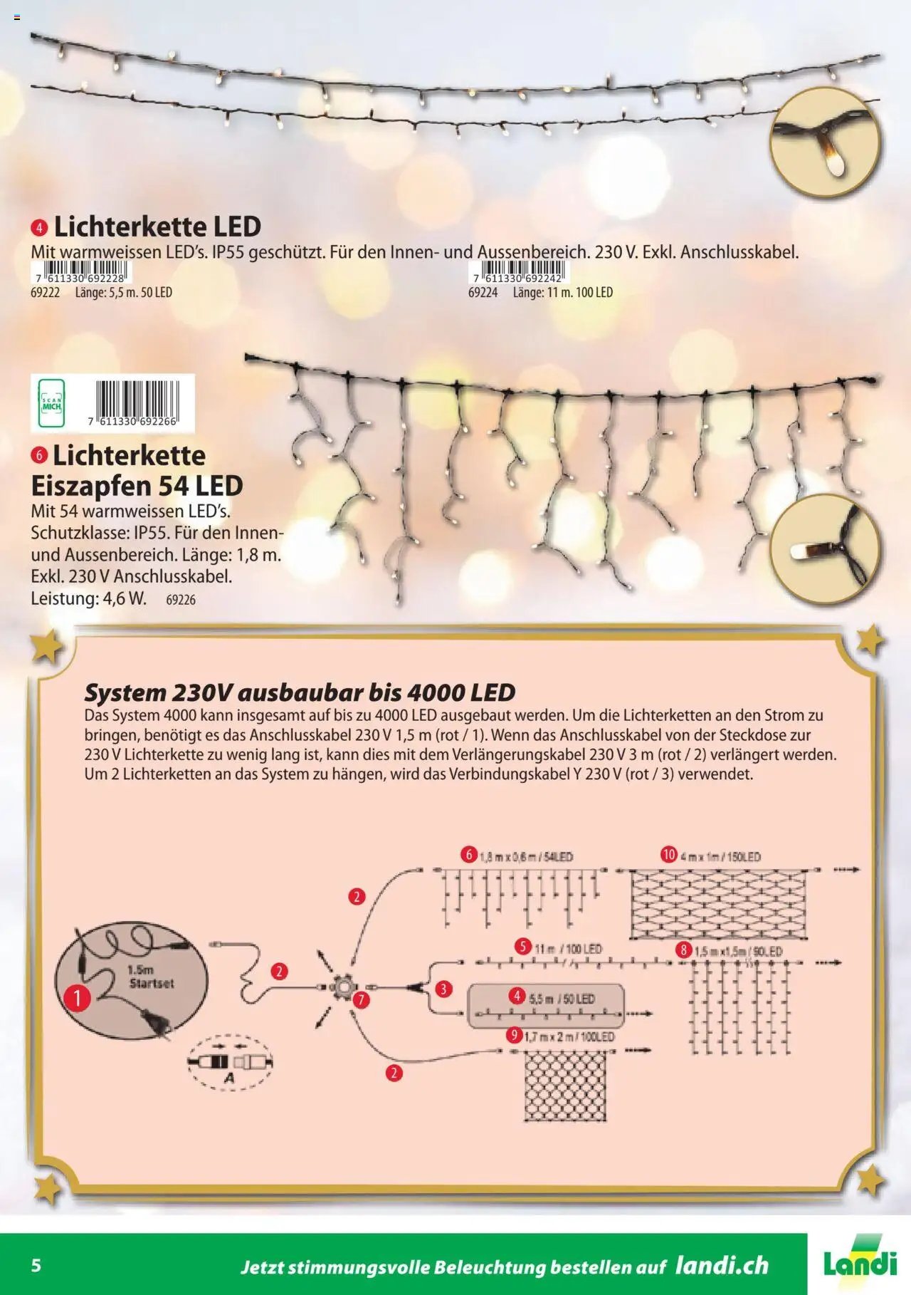 Landi Aktionen Weihnachtsbeleuchtung (2024-10-22 - 2025-12-31) | 5