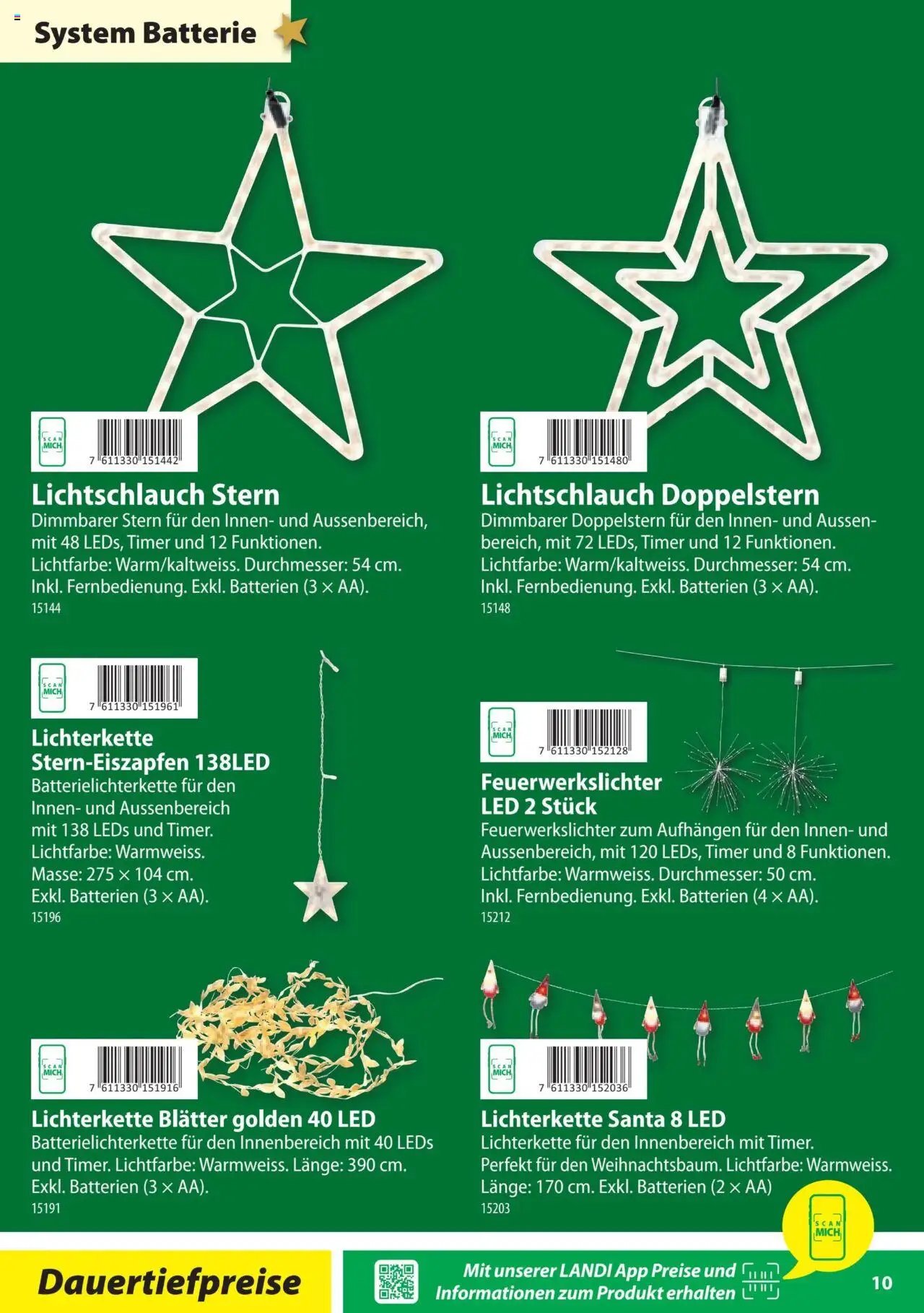 Landi Aktionen Weihnachtsbeleuchtung (2024-10-22 - 2025-12-31) | 10