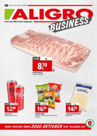 Aligro Aktionen Business Chavannes, Matran, Genf, Sitten (2025-12-01 - 2025-12-06)