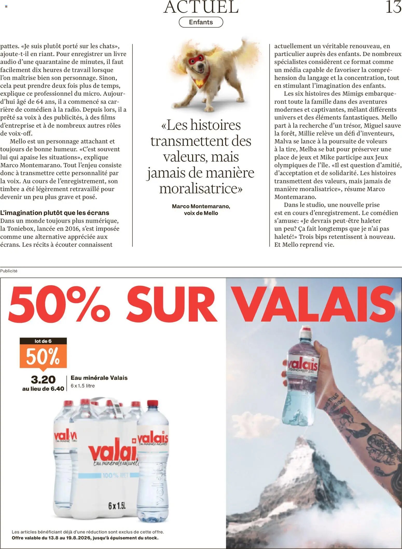 Migros aktionen Magazine FR
