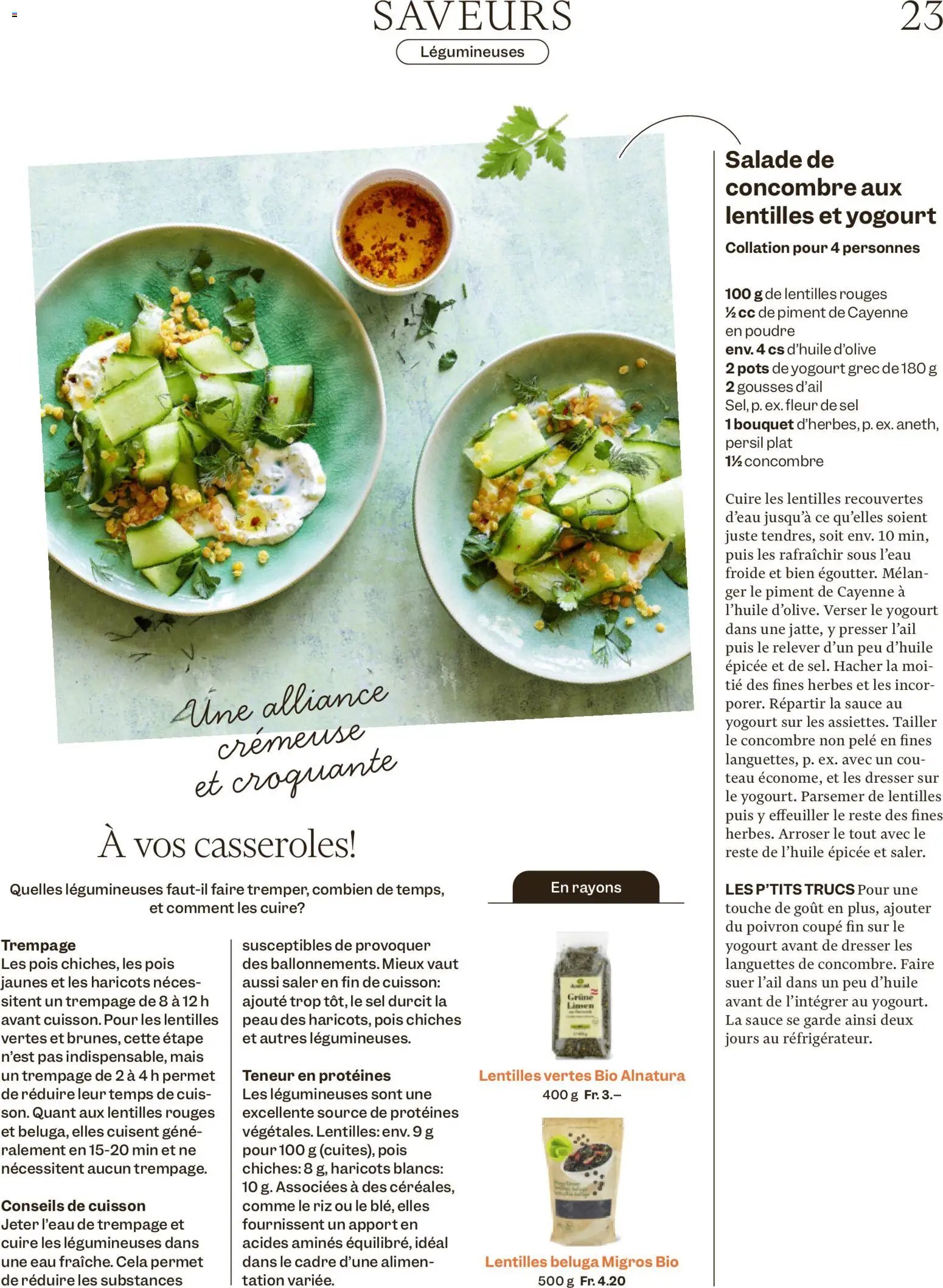 Migros aktionen Magazine FR