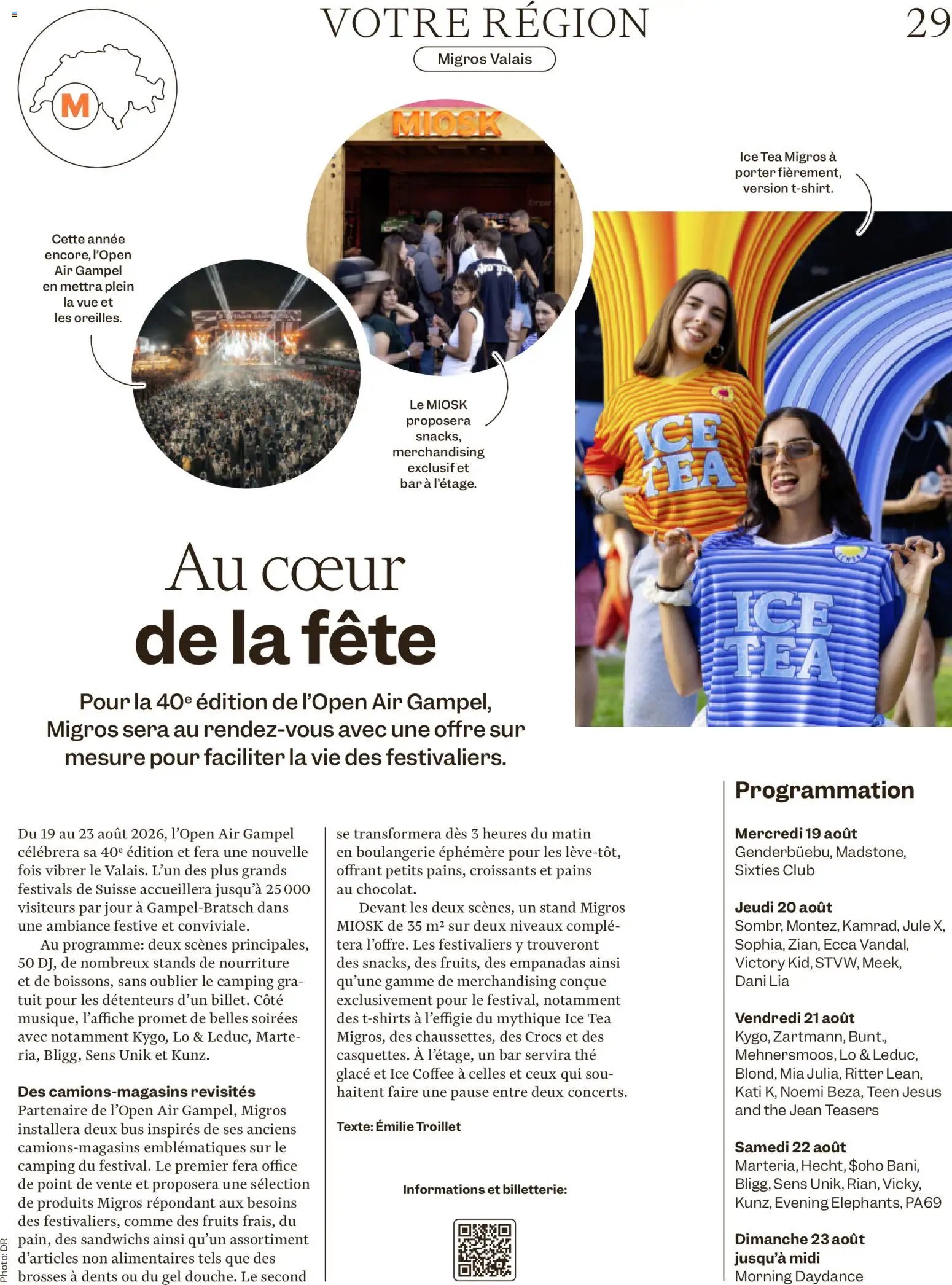 Migros aktionen Magazine FR