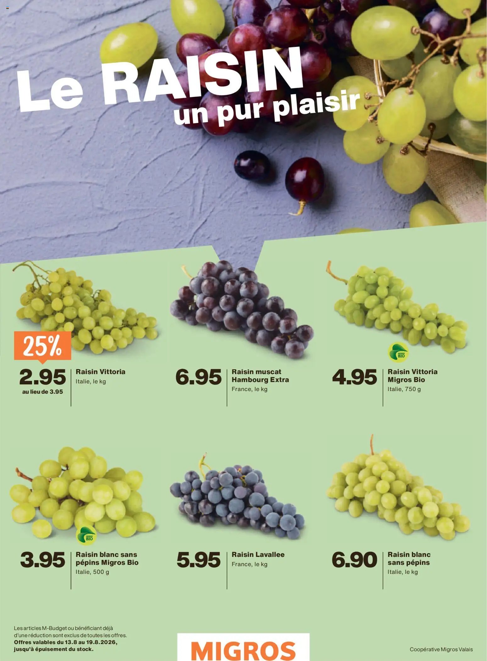 Migros aktionen Magazine FR
