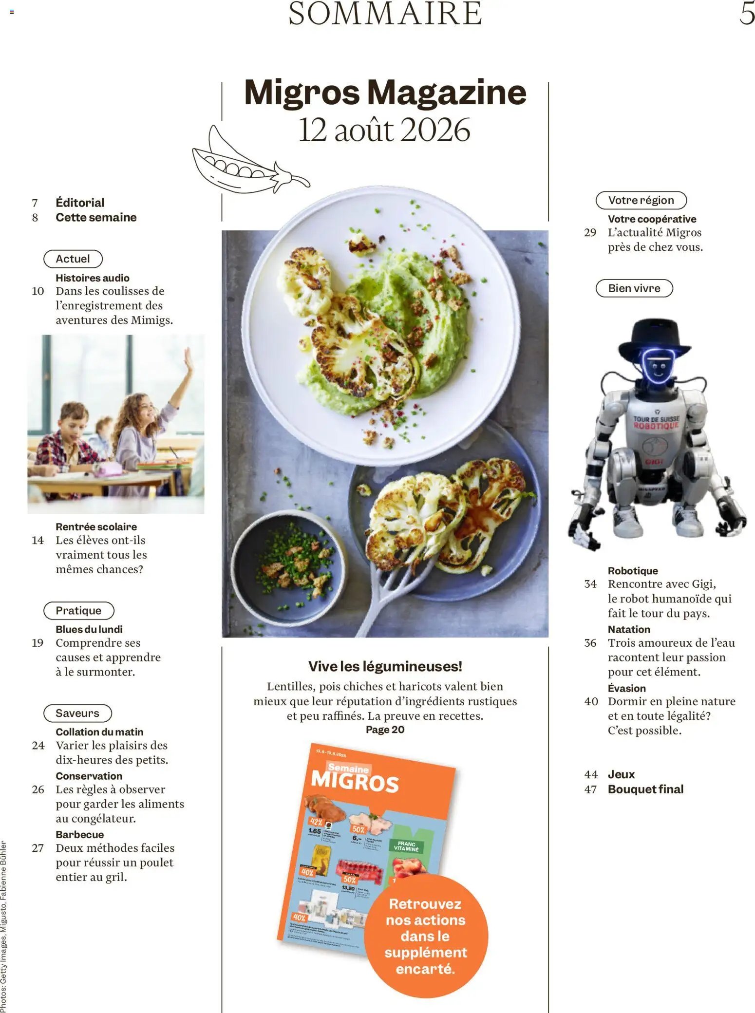 Migros aktionen Magazine FR