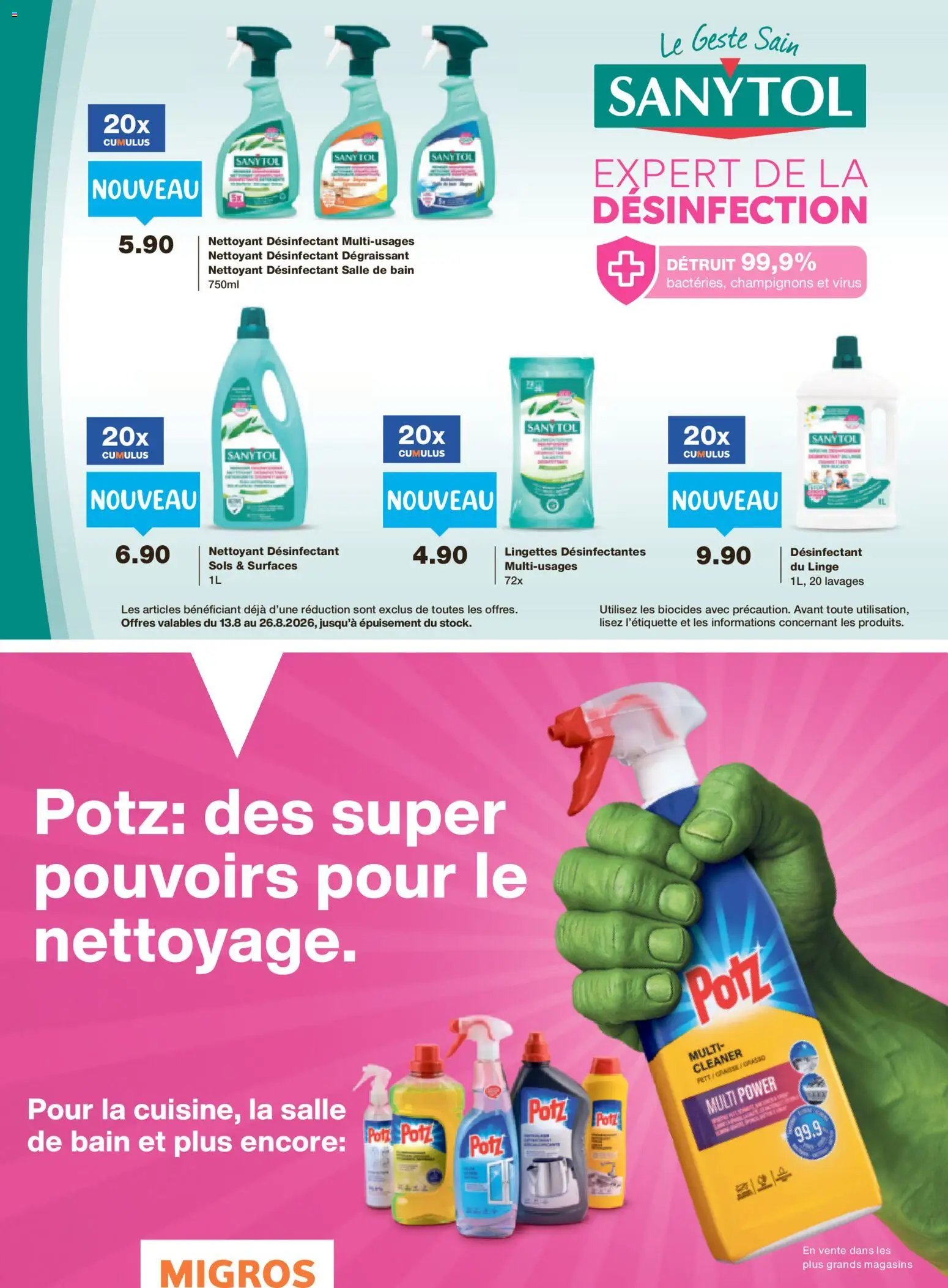 Migros aktionen Magazine FR