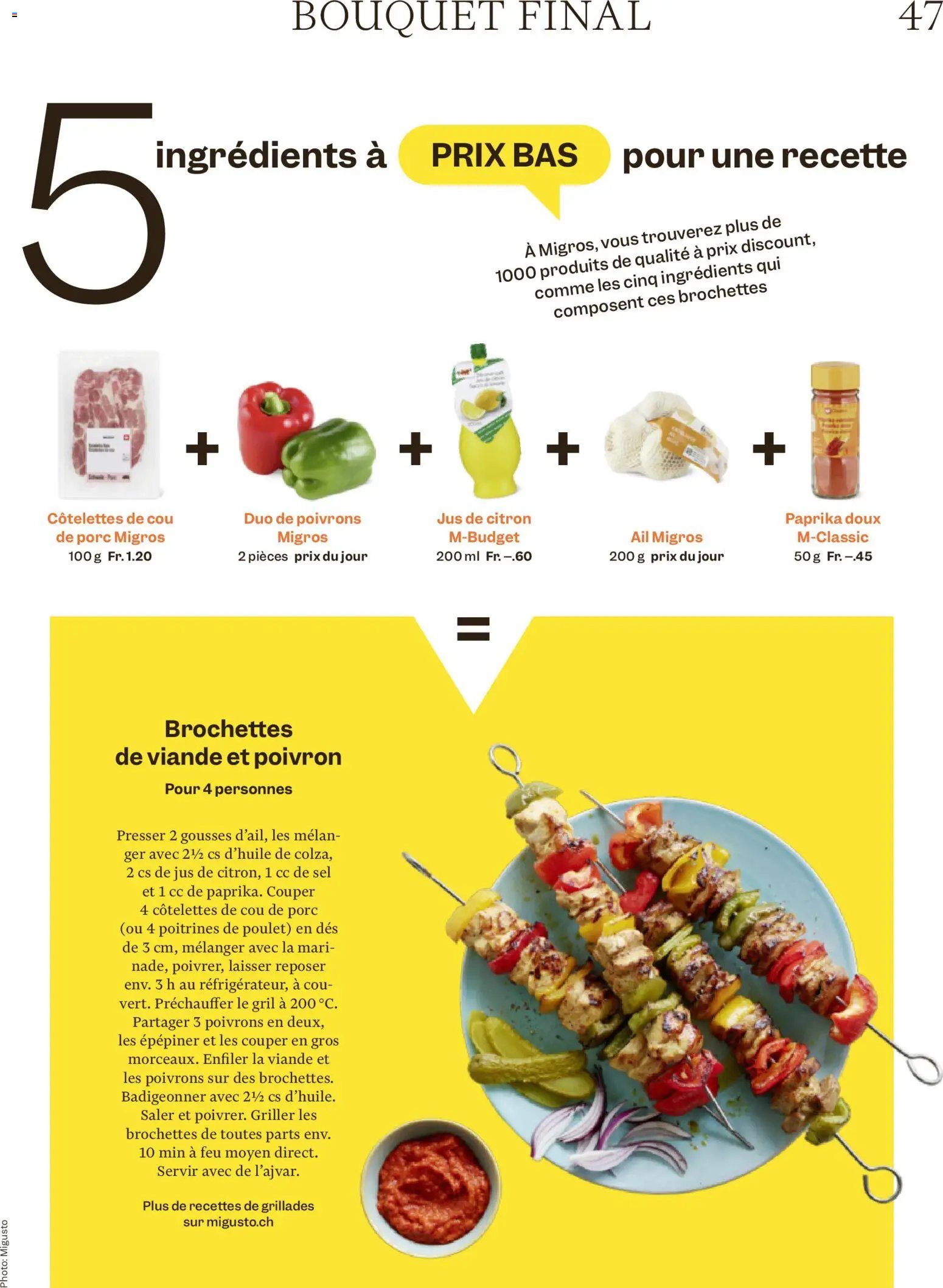 Migros aktionen Magazine FR