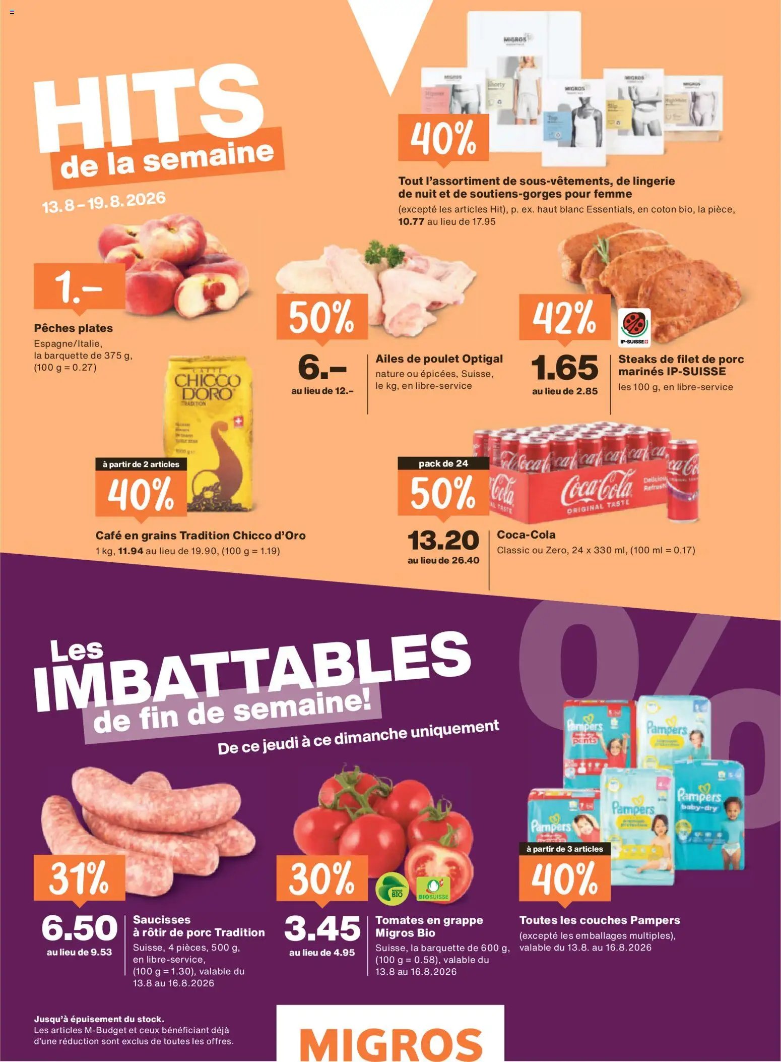 Migros aktionen Magazine FR