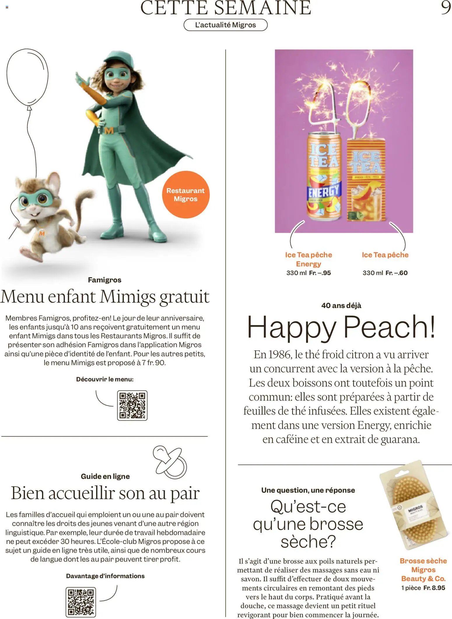 Migros aktionen Magazine FR