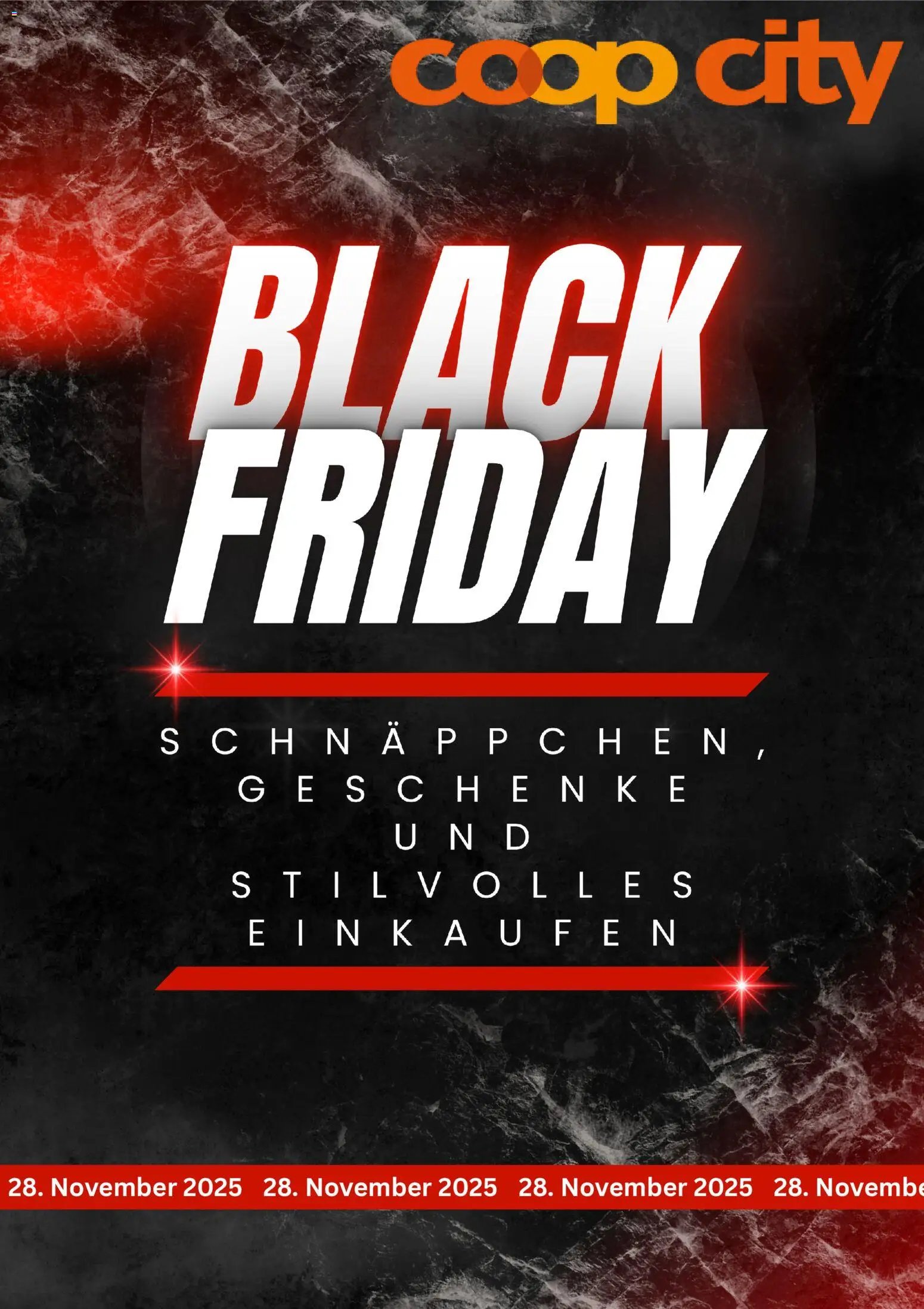 Coop City - Black Friday Ankündigung (2025-11-10 - 2025-11-27)