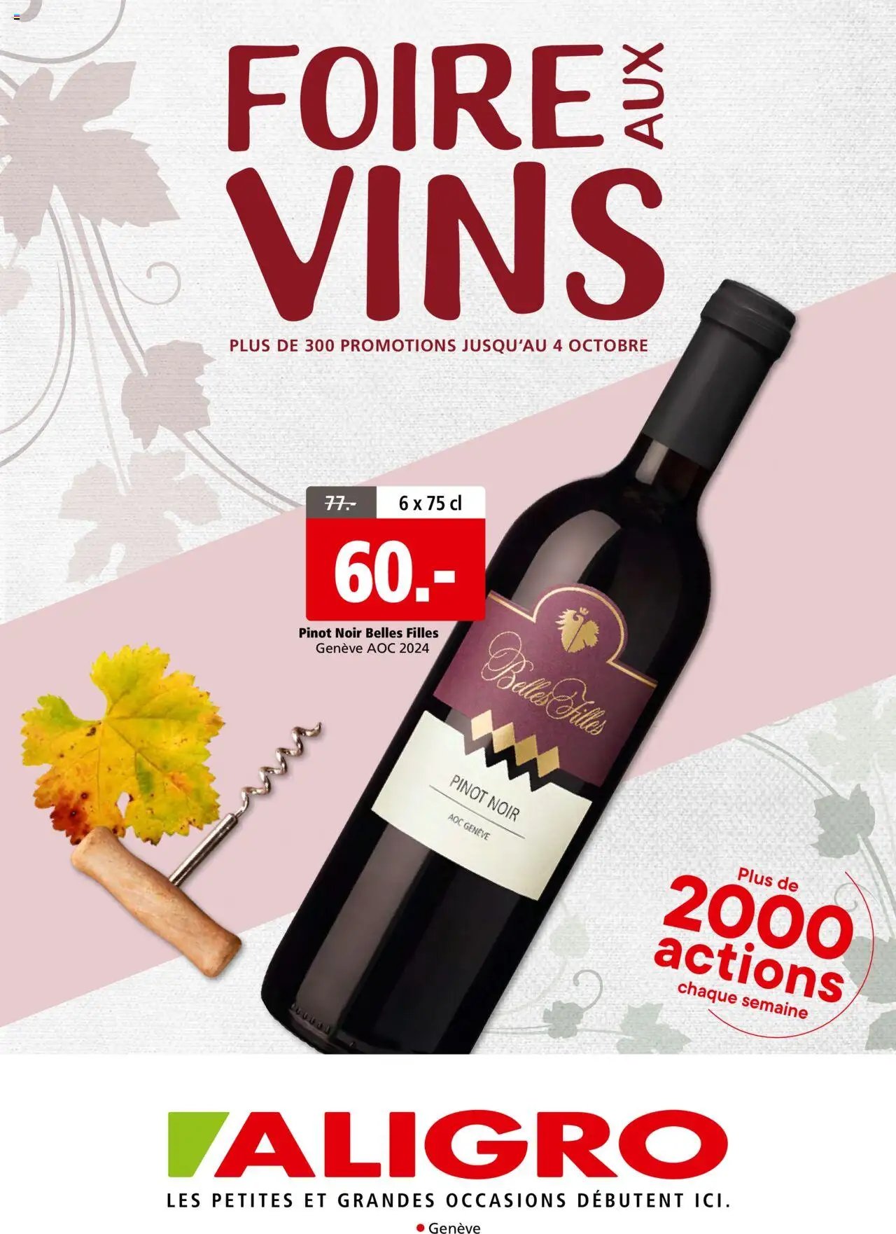 Aligro Aktionen Foire aux Vins (2025-09-22 - 2025-10-04) | 1