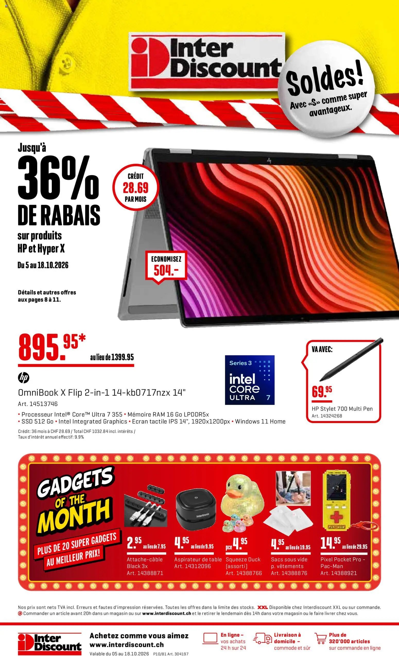 Interdiscount aktionen FR