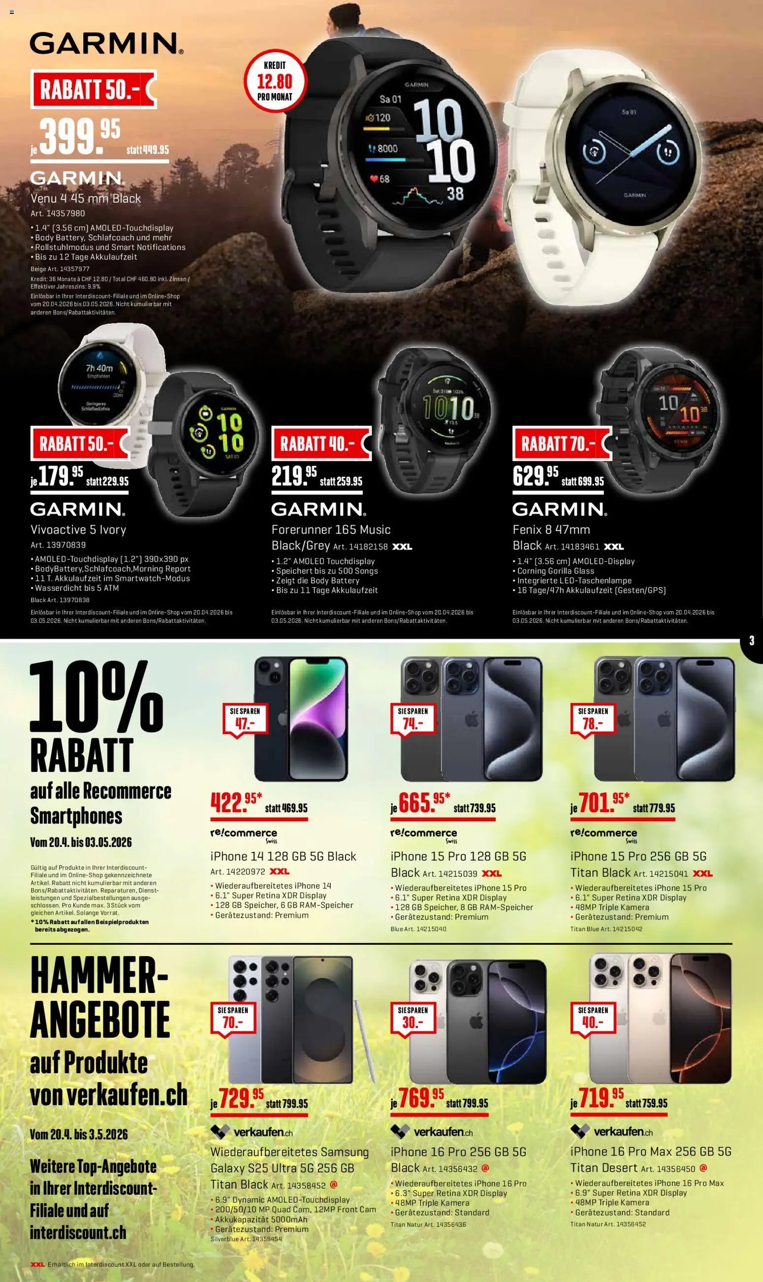 Interdiscount aktionen Mobile (2026-04-20 - 2026-05-03)
