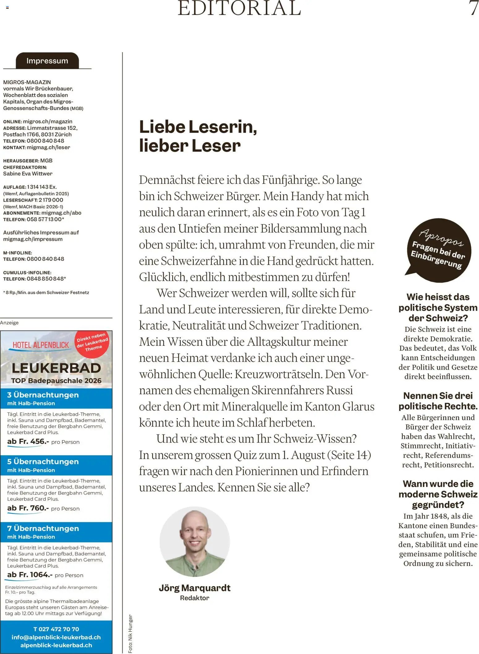 Migros aktionen Magazin