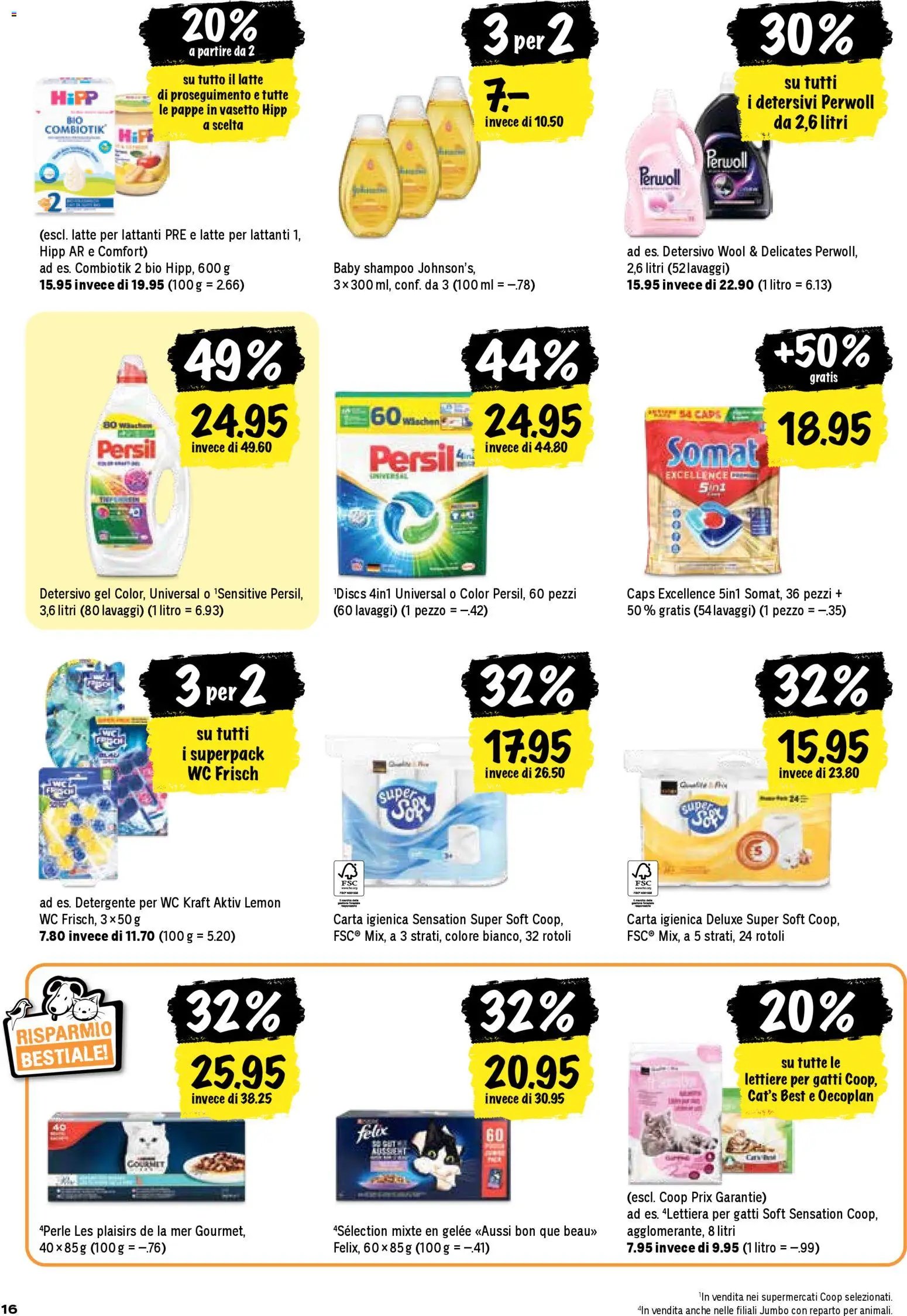 Coop - Una settimana di azioni (2026-02-19 - 2026-02-25)