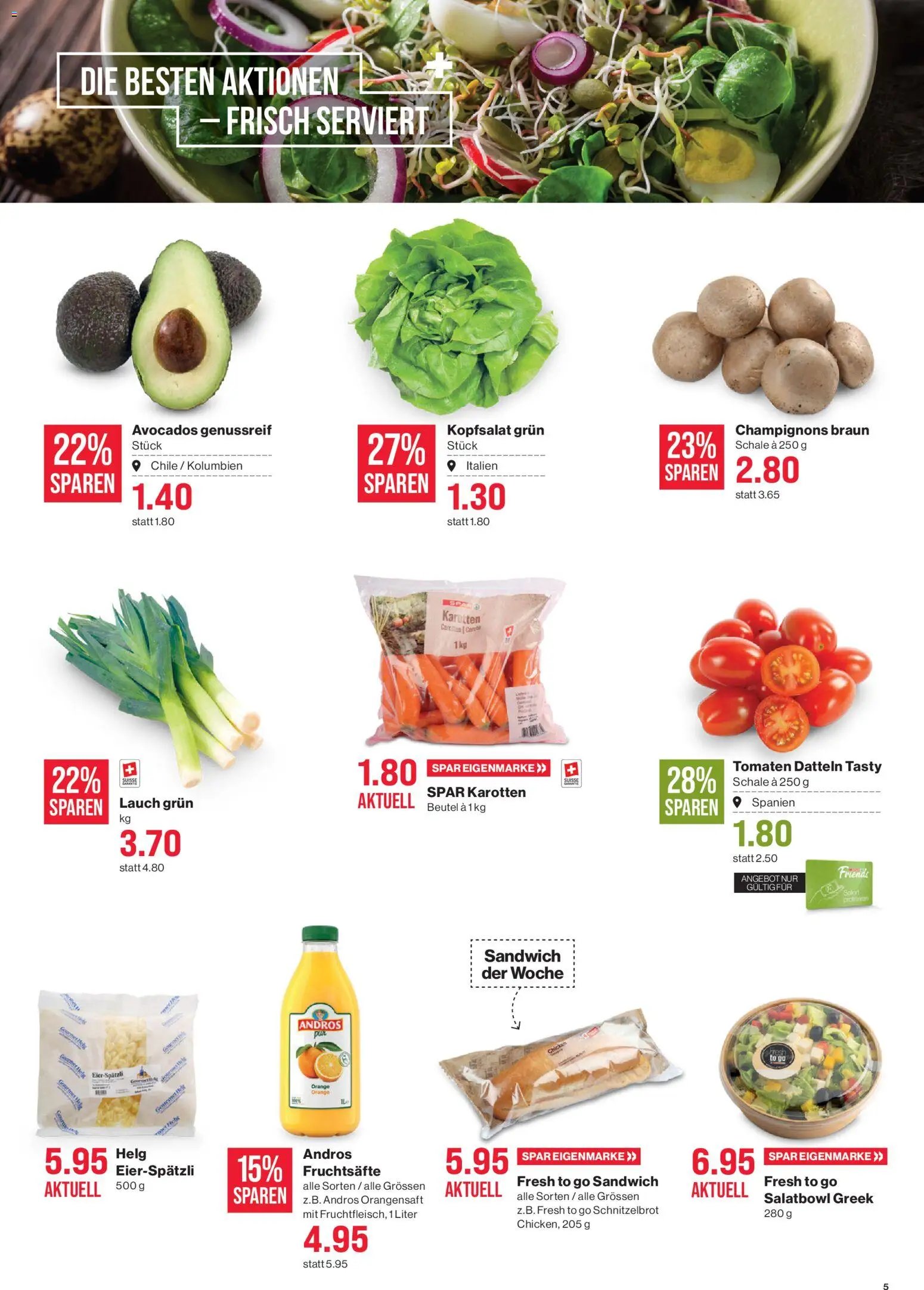 SPAR Aktionen (2025-12-31 - 2026-01-07) | 5