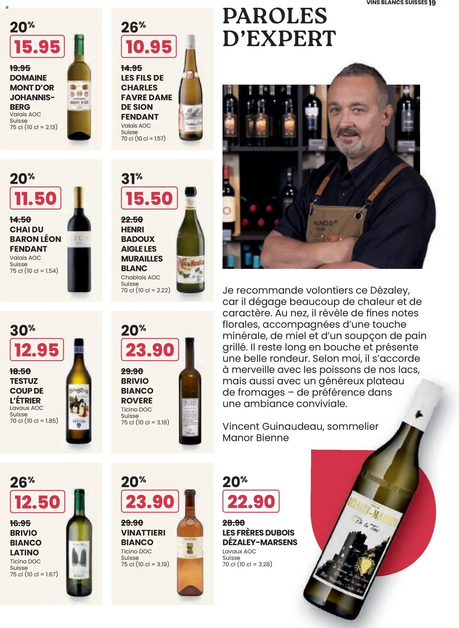 Manor aktionen Wine FR