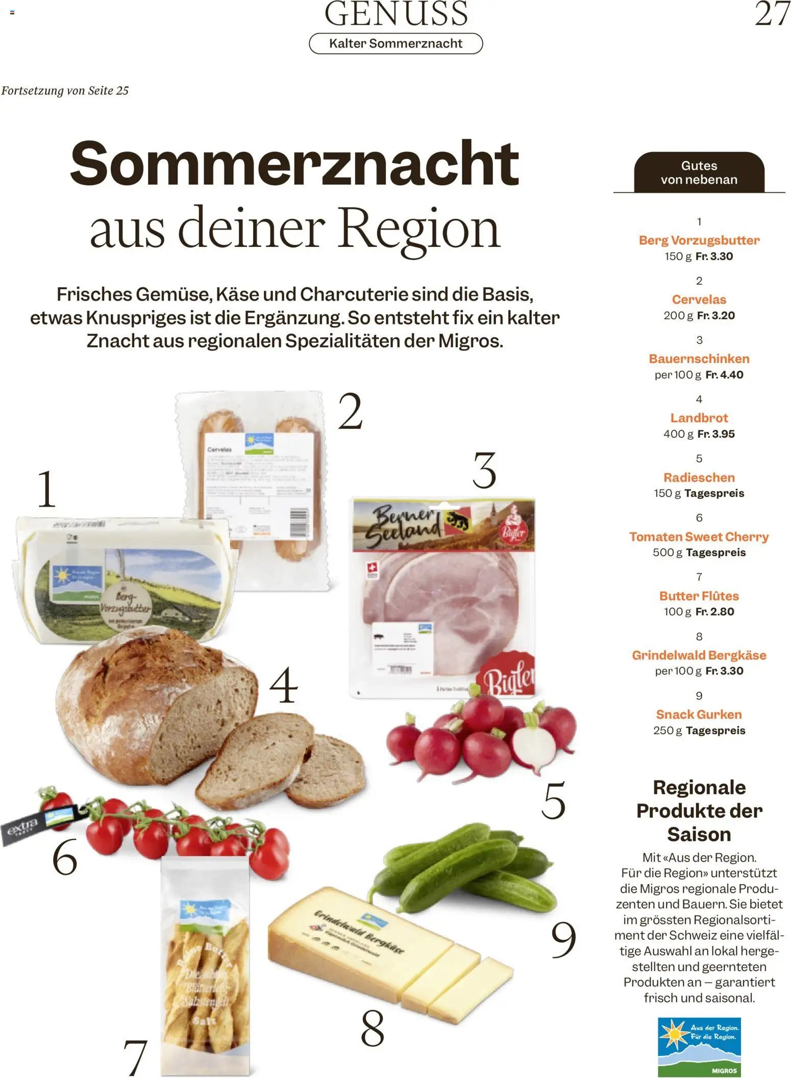 Migros aktionen Magazin