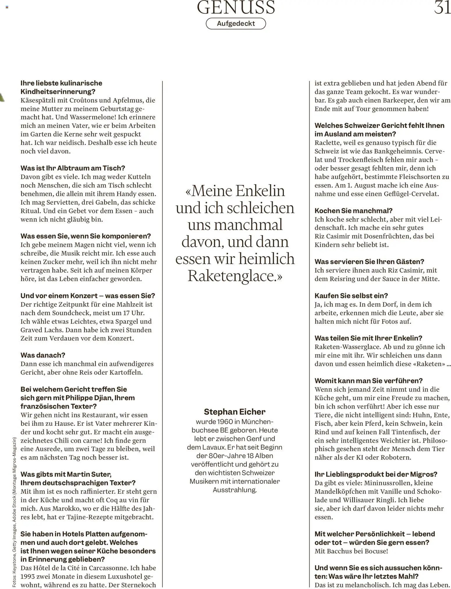 Migros aktionen Magazin