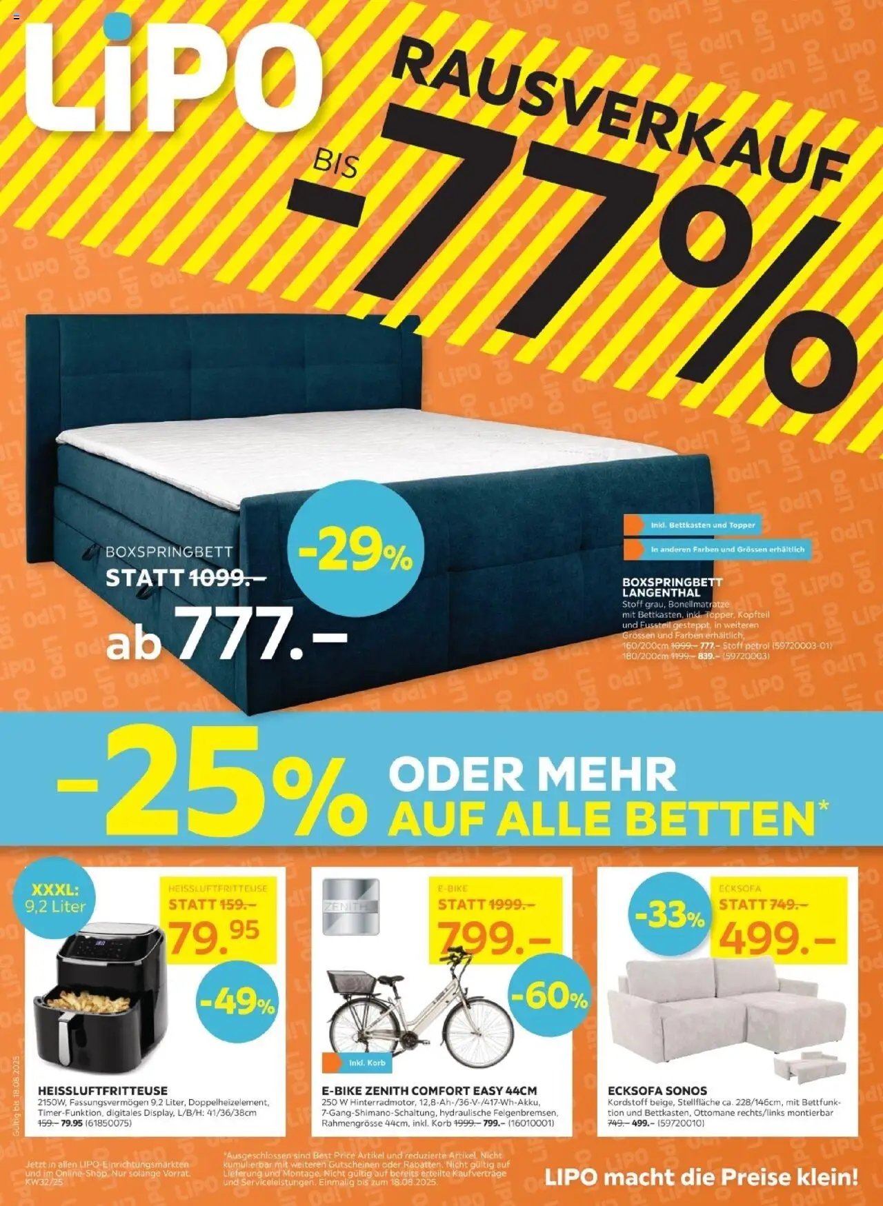 Lipo Aktionen (2025-08-05 - 2025-08-18) | 1