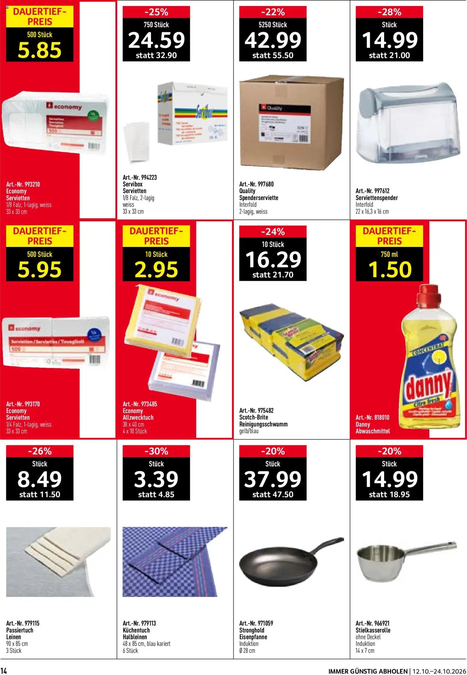 Prodega aktionen Bäckerei