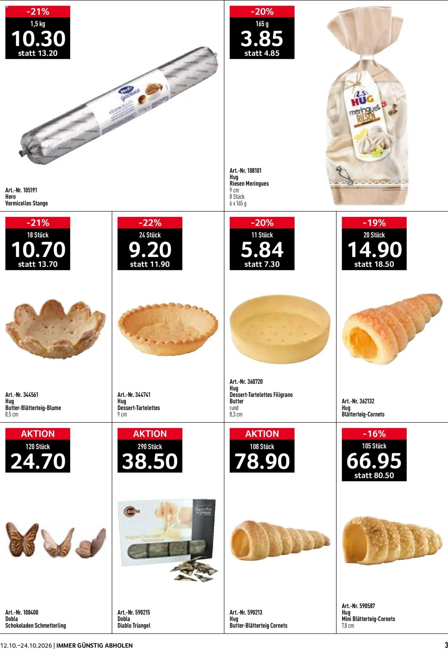 Prodega aktionen Bäckerei