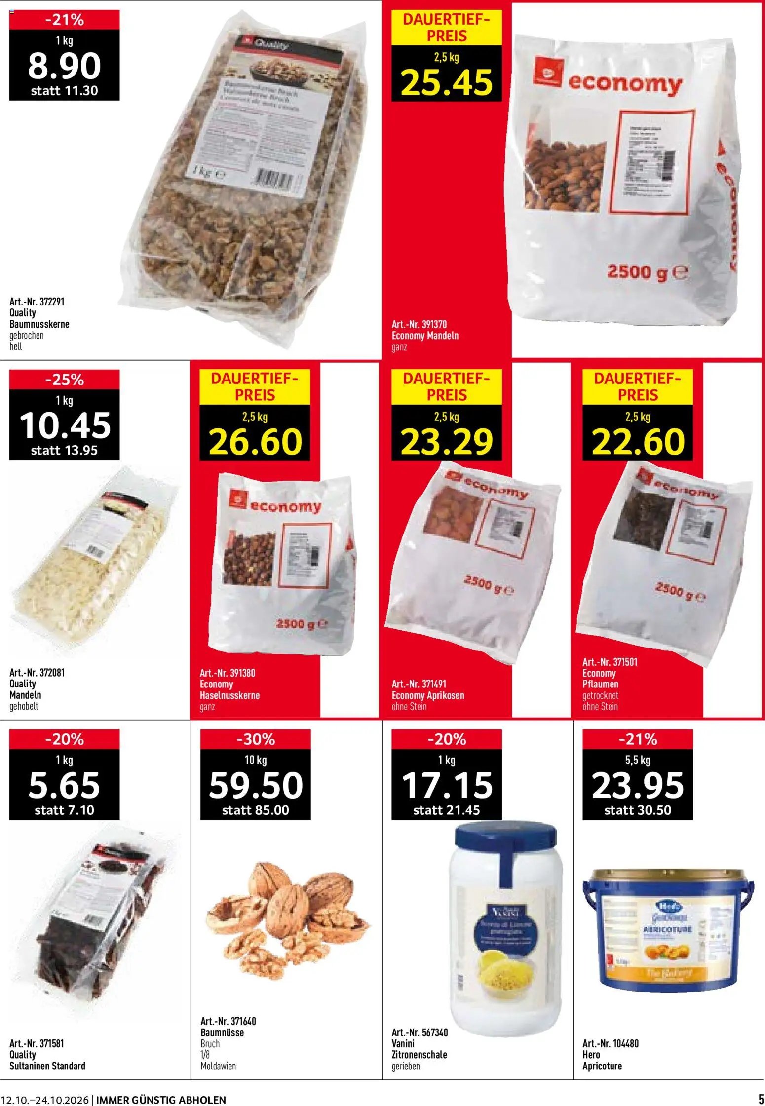 Prodega aktionen Bäckerei