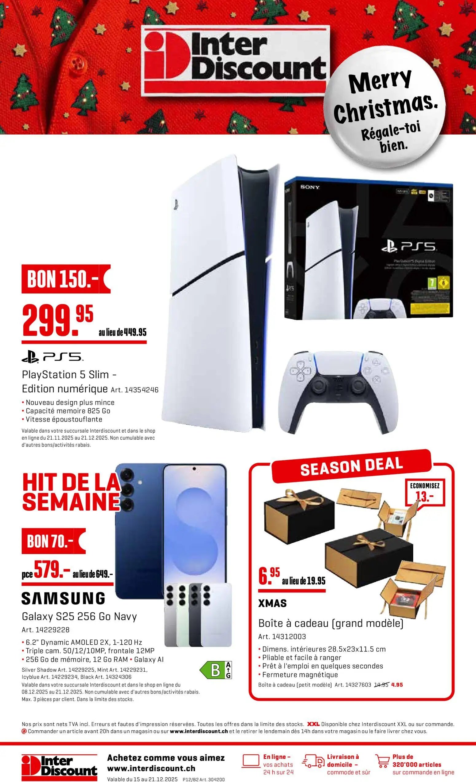 Interdiscount Aktionen Christmas FR (2025-12-15 - 2025-12-21)