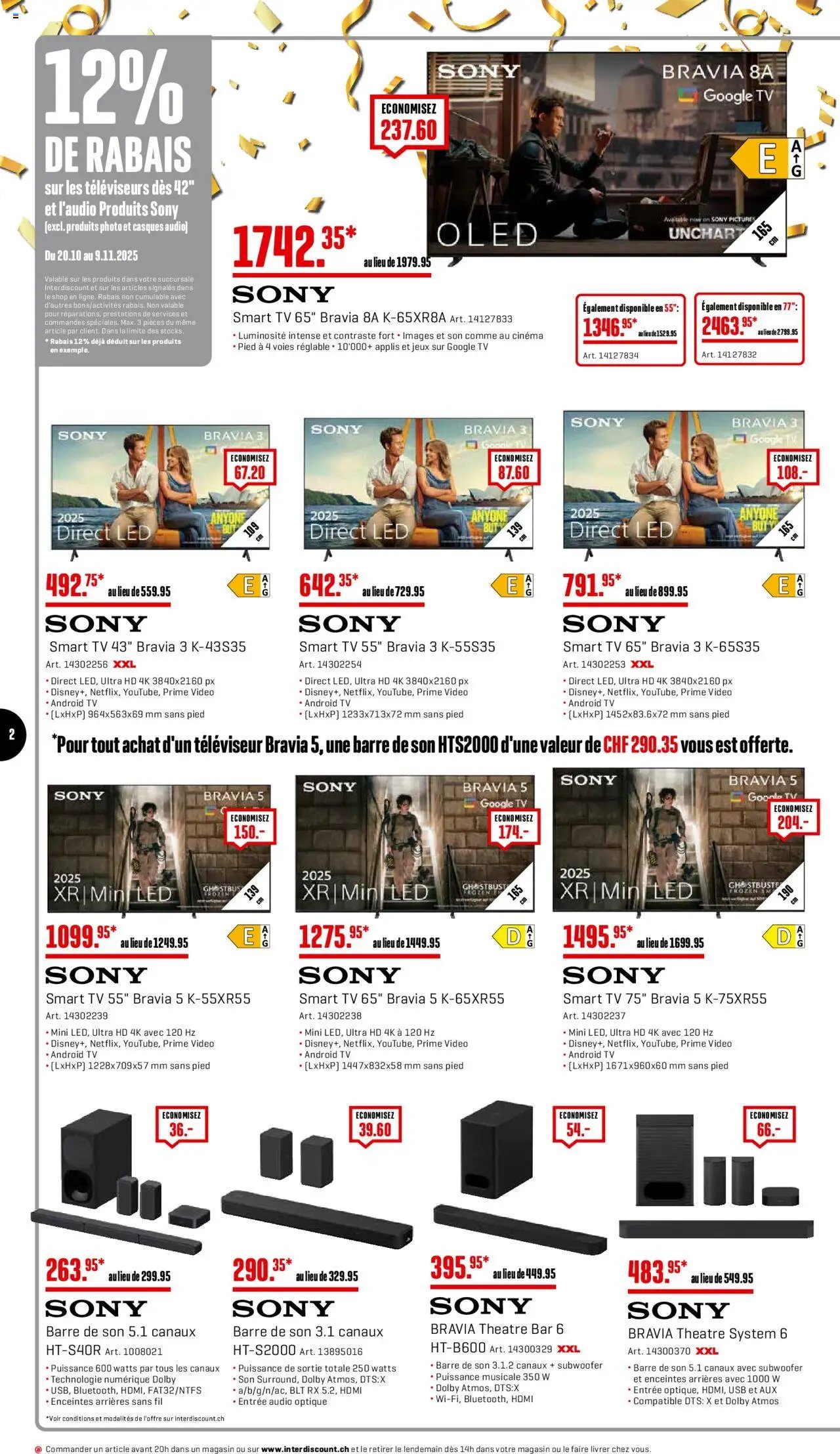 Interdiscount Aktionen FR (2025-10-20 - 2025-11-09) | 2