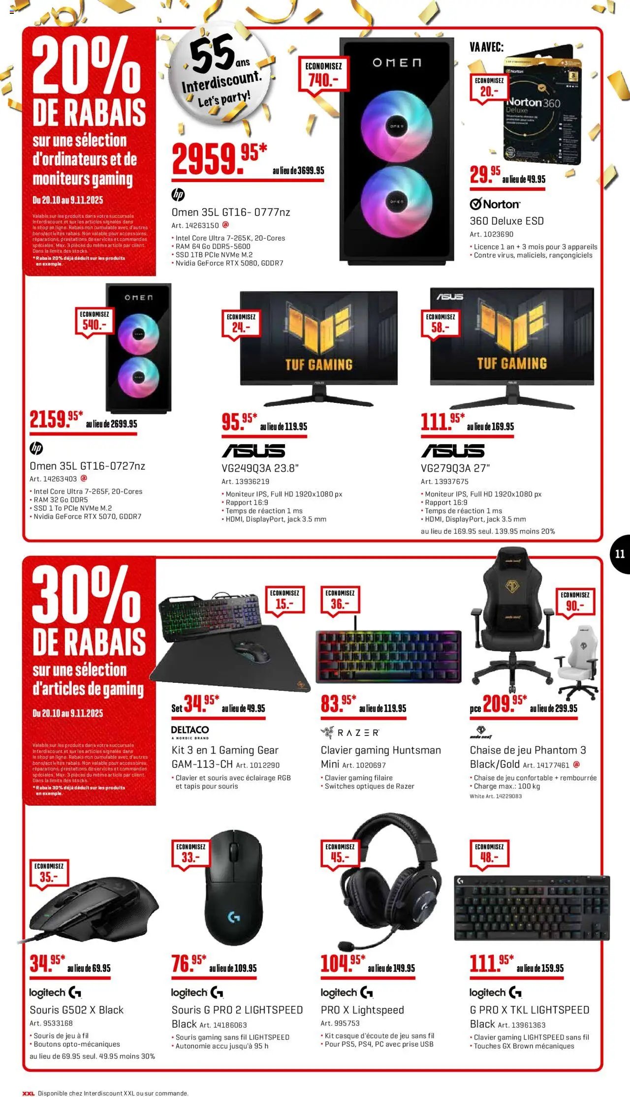 Interdiscount Aktionen FR (2025-10-20 - 2025-11-09) | 11