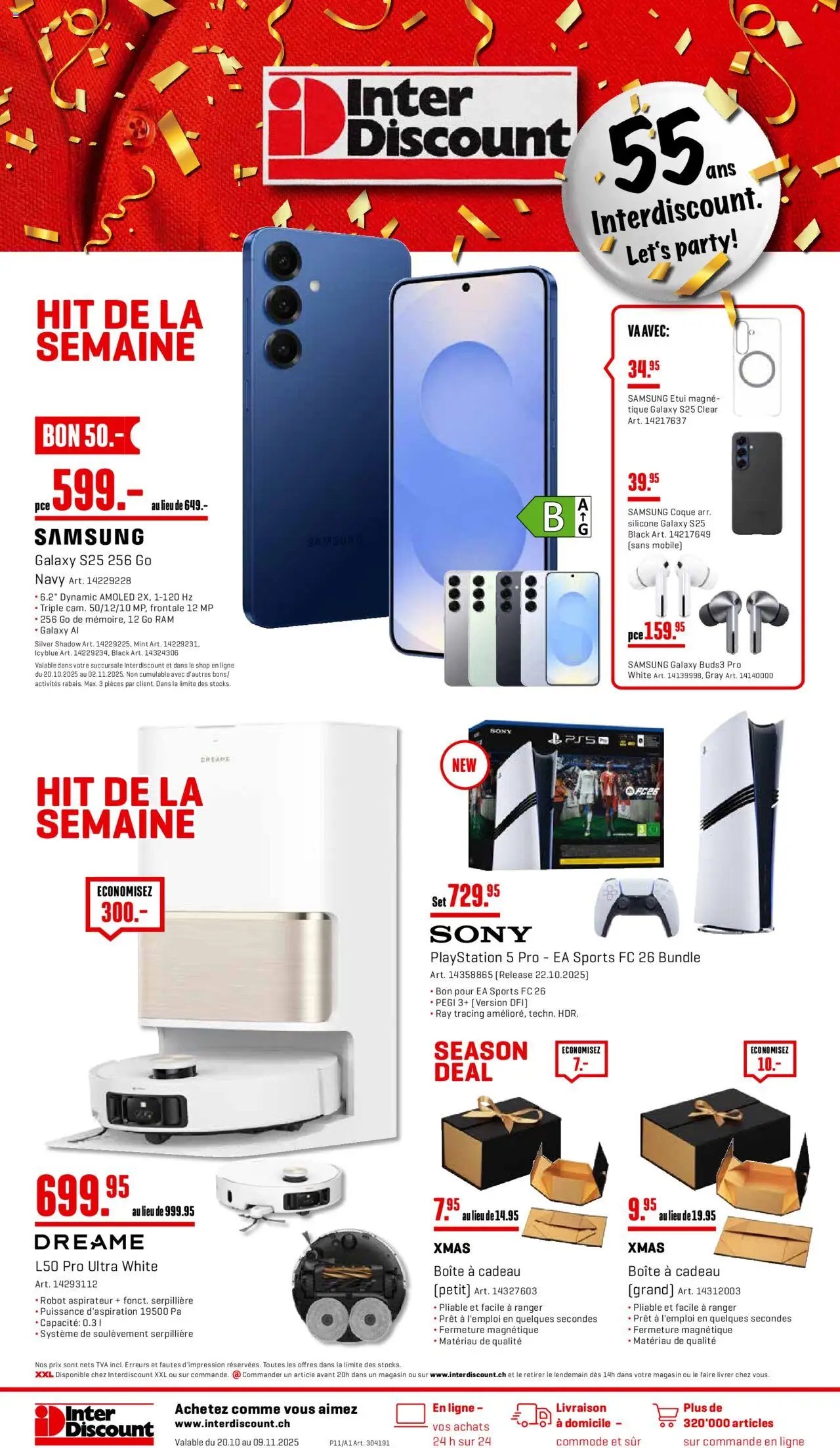 Interdiscount Aktionen FR (2025-10-20 - 2025-11-09) | 20