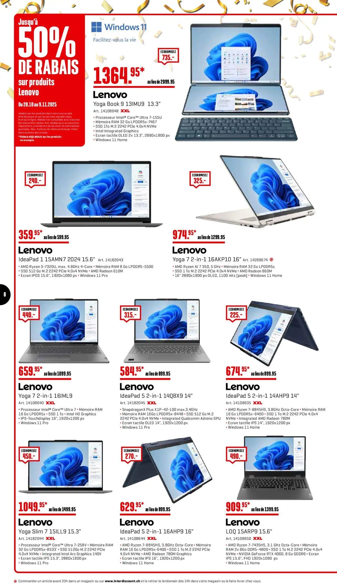 Interdiscount Aktionen FR (2025-10-20 - 2025-11-09) | 8