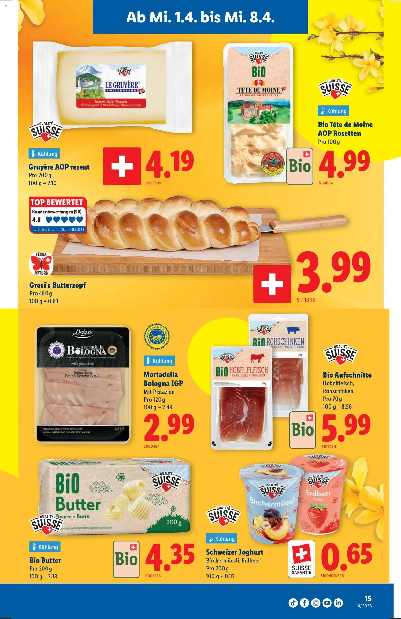 Lidl aktionen (2026-04-01 - 2026-04-08)