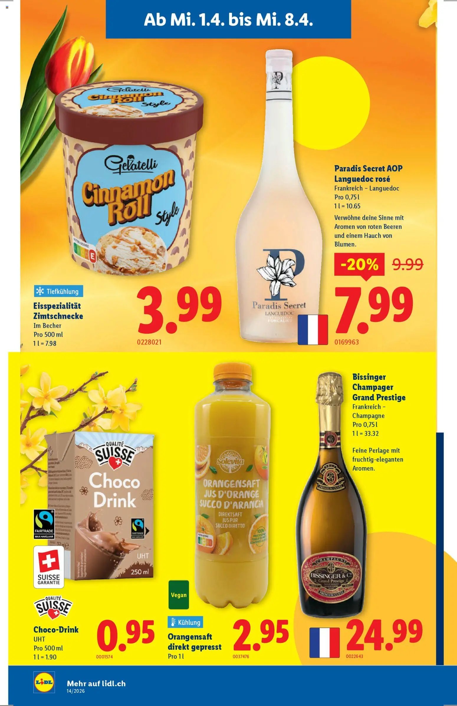 Lidl aktionen (2026-04-01 - 2026-04-08)