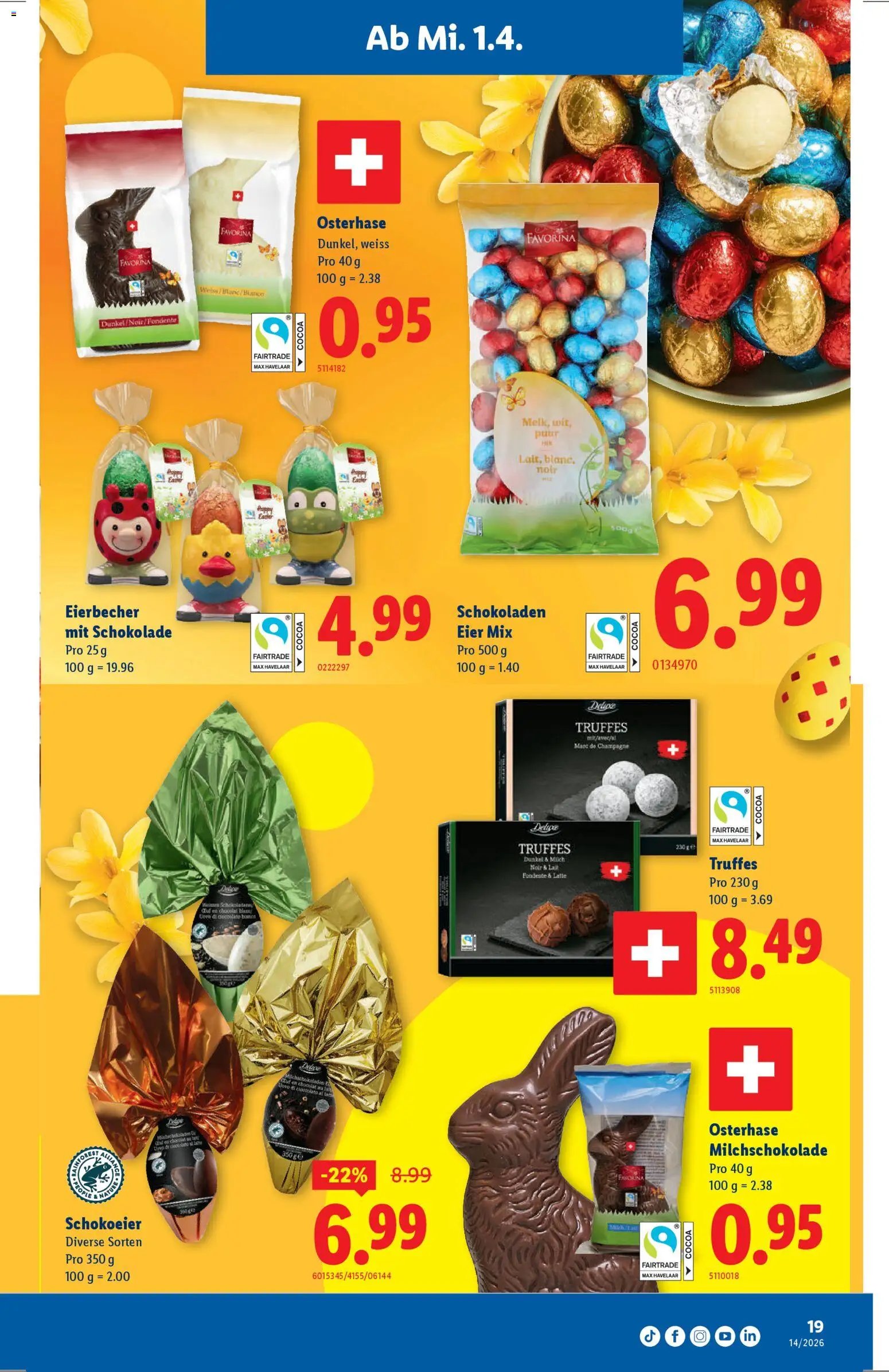 Lidl aktionen (2026-04-01 - 2026-04-08)