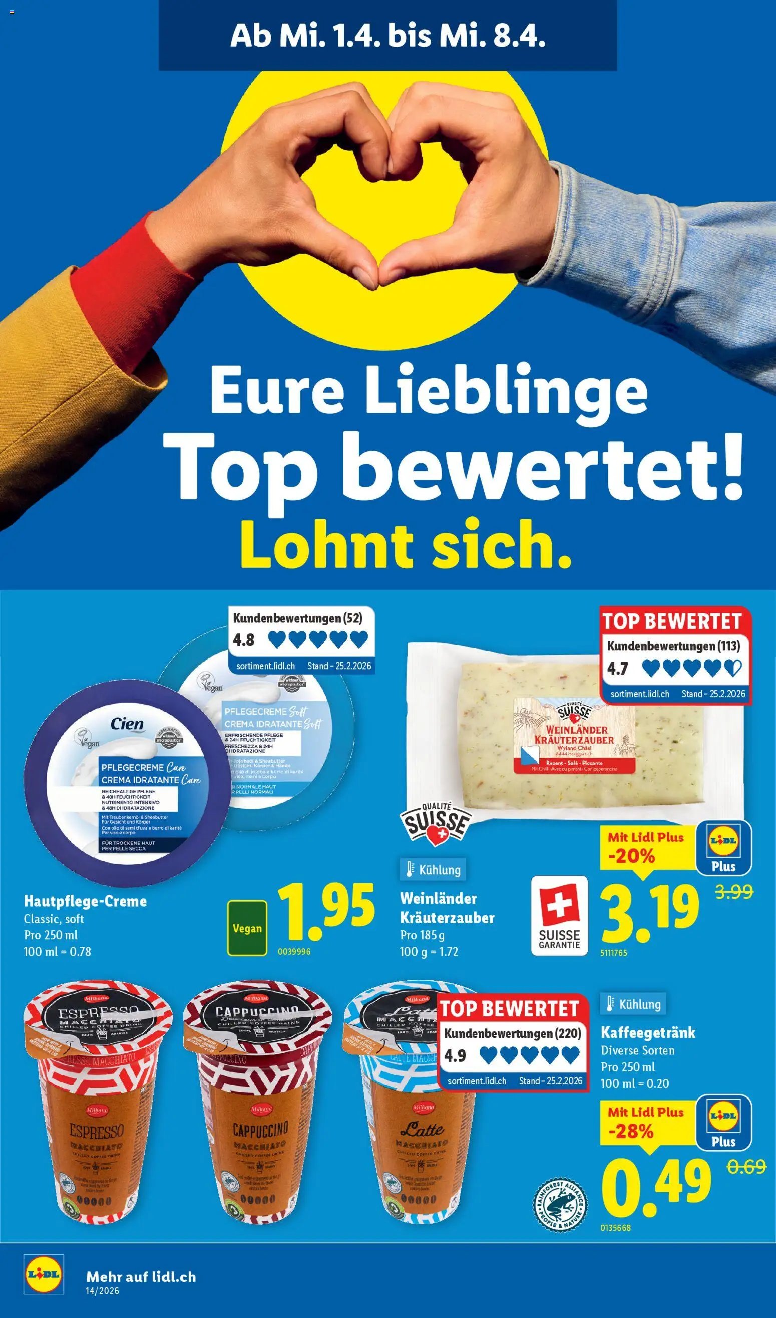 Lidl aktionen (2026-04-01 - 2026-04-08)