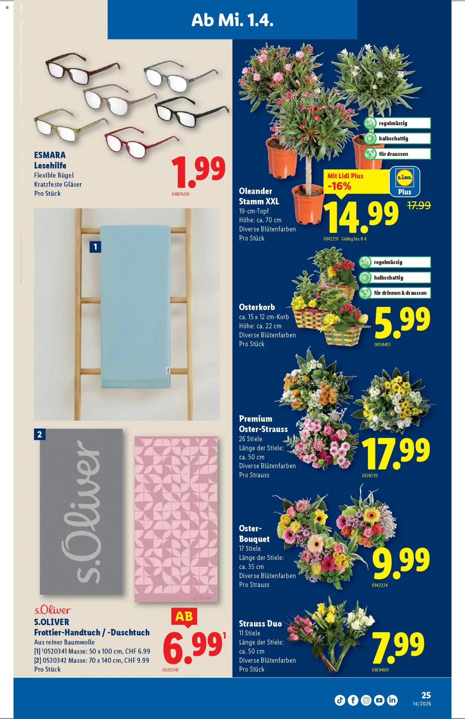 Lidl aktionen (2026-04-01 - 2026-04-08)