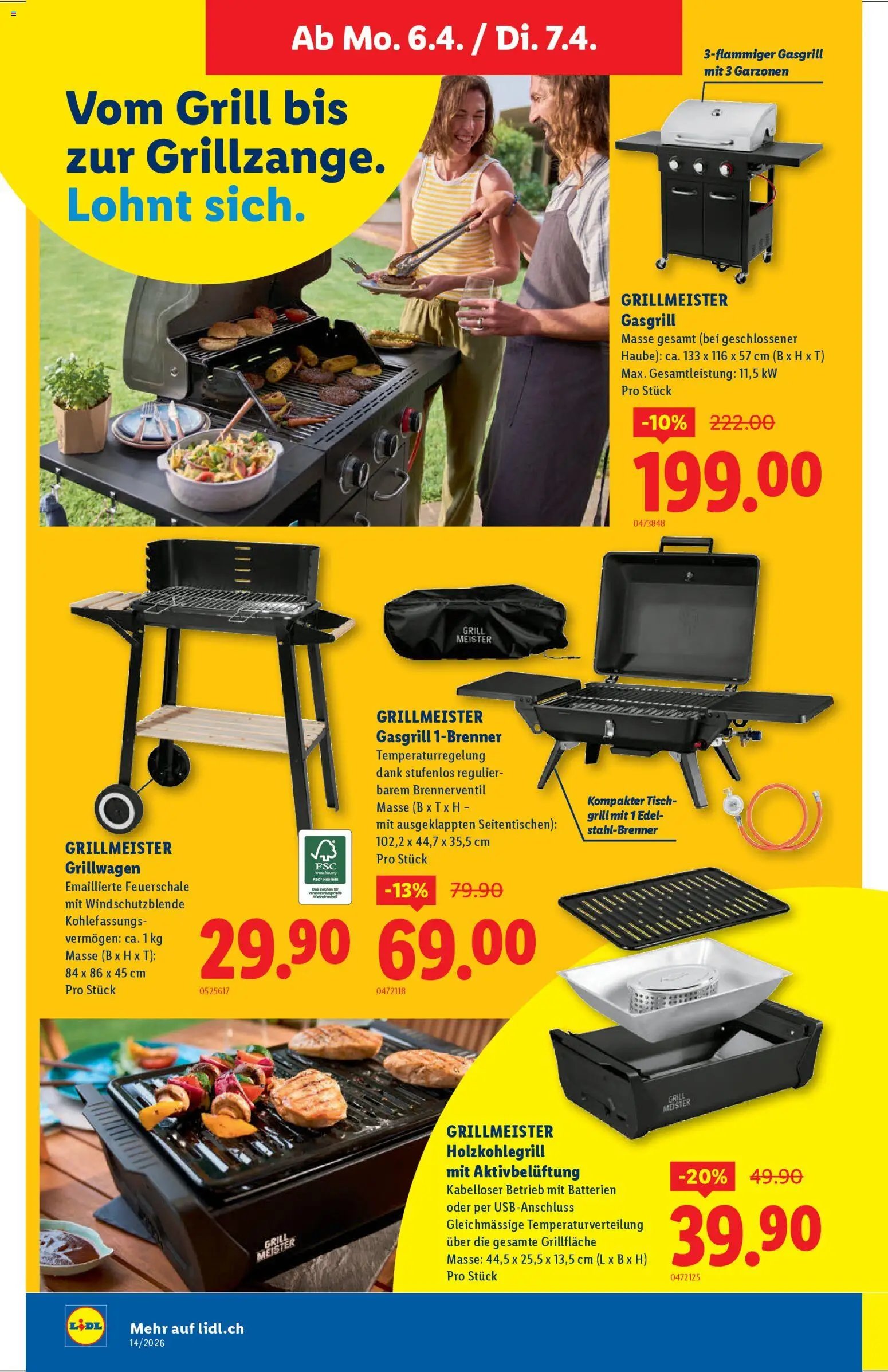 Lidl aktionen (2026-04-01 - 2026-04-08)