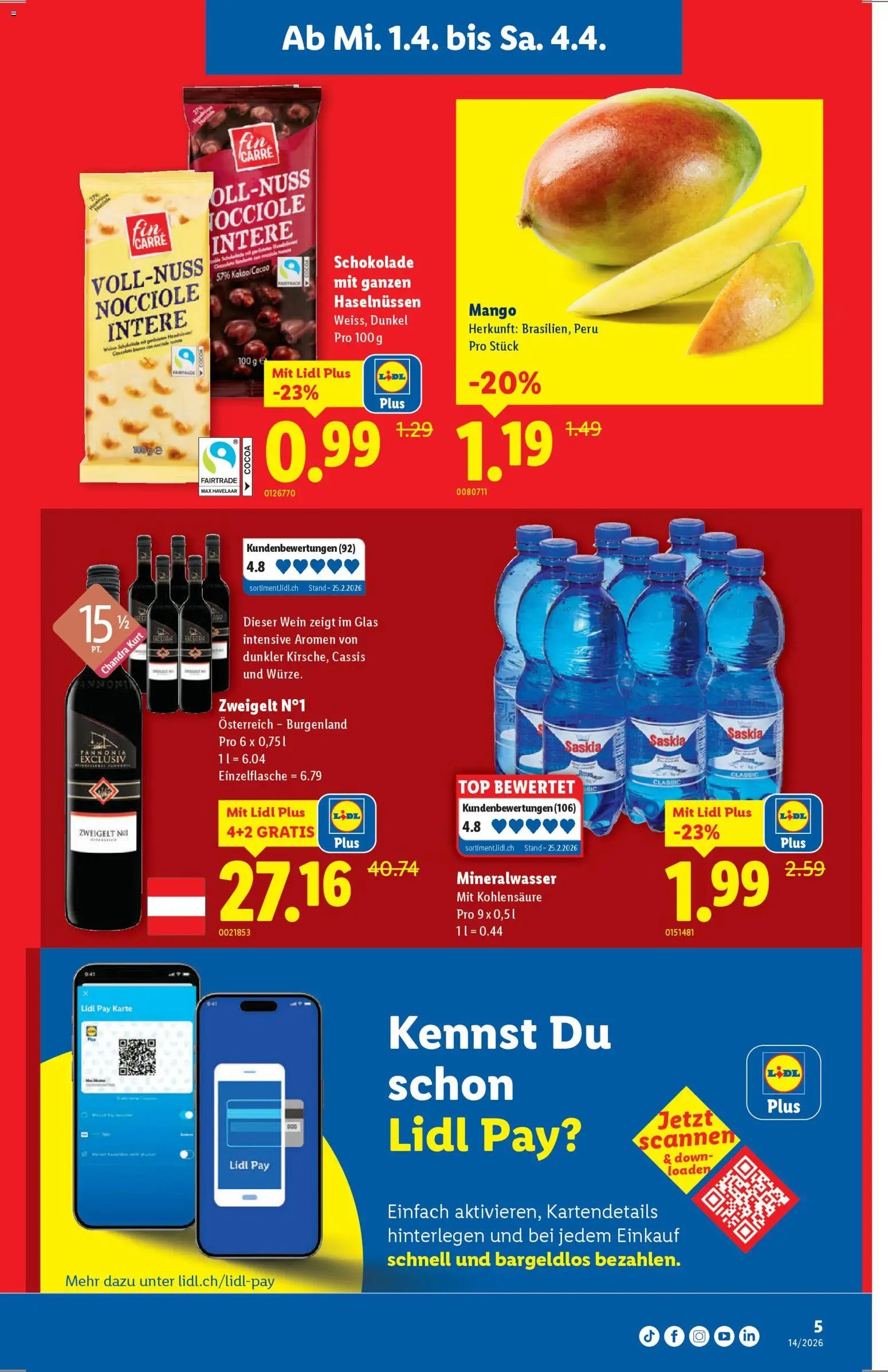 Lidl aktionen (2026-04-01 - 2026-04-08)