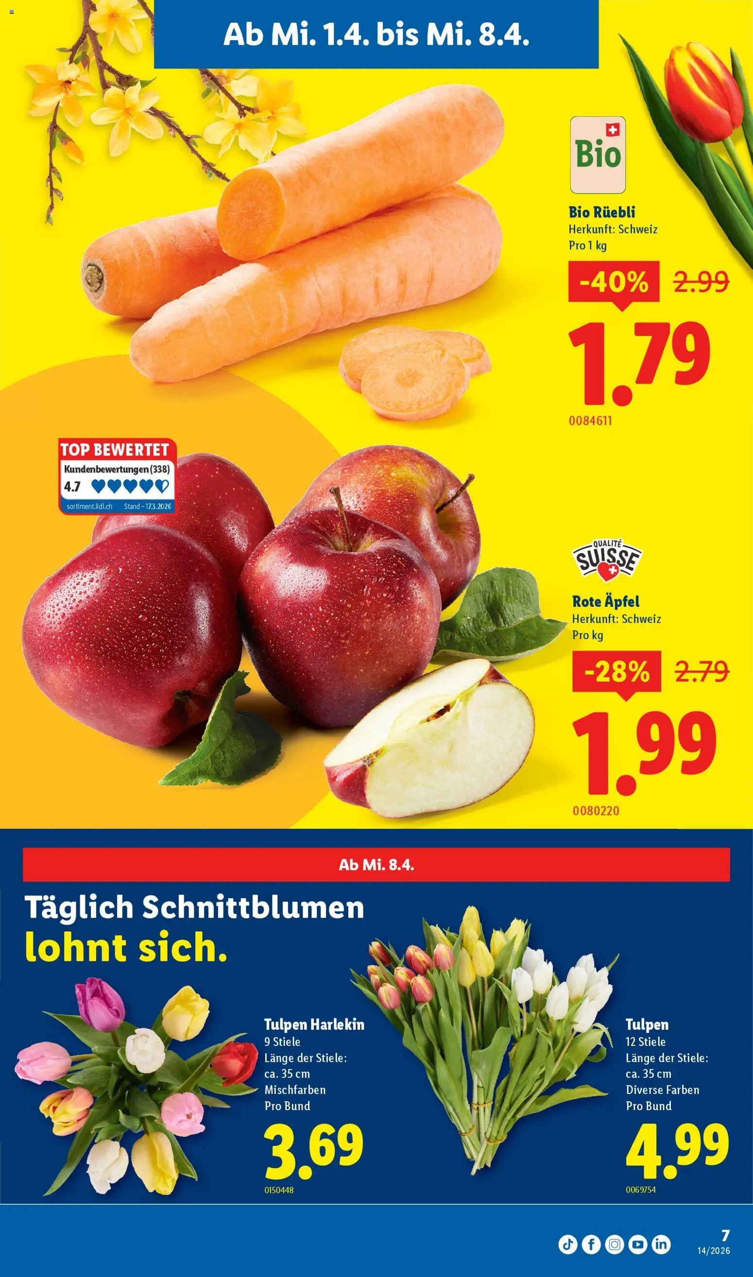 Lidl aktionen (2026-04-01 - 2026-04-08)