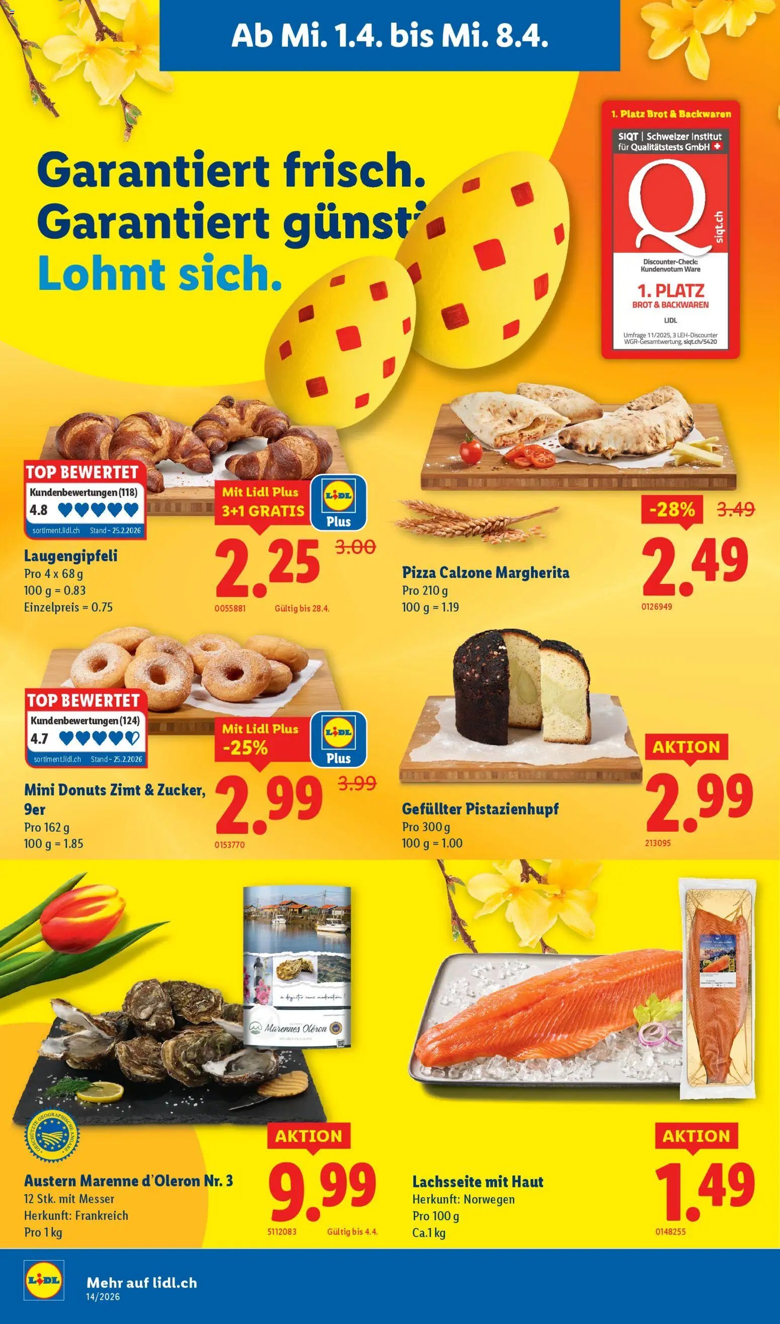 Lidl aktionen (2026-04-01 - 2026-04-08)
