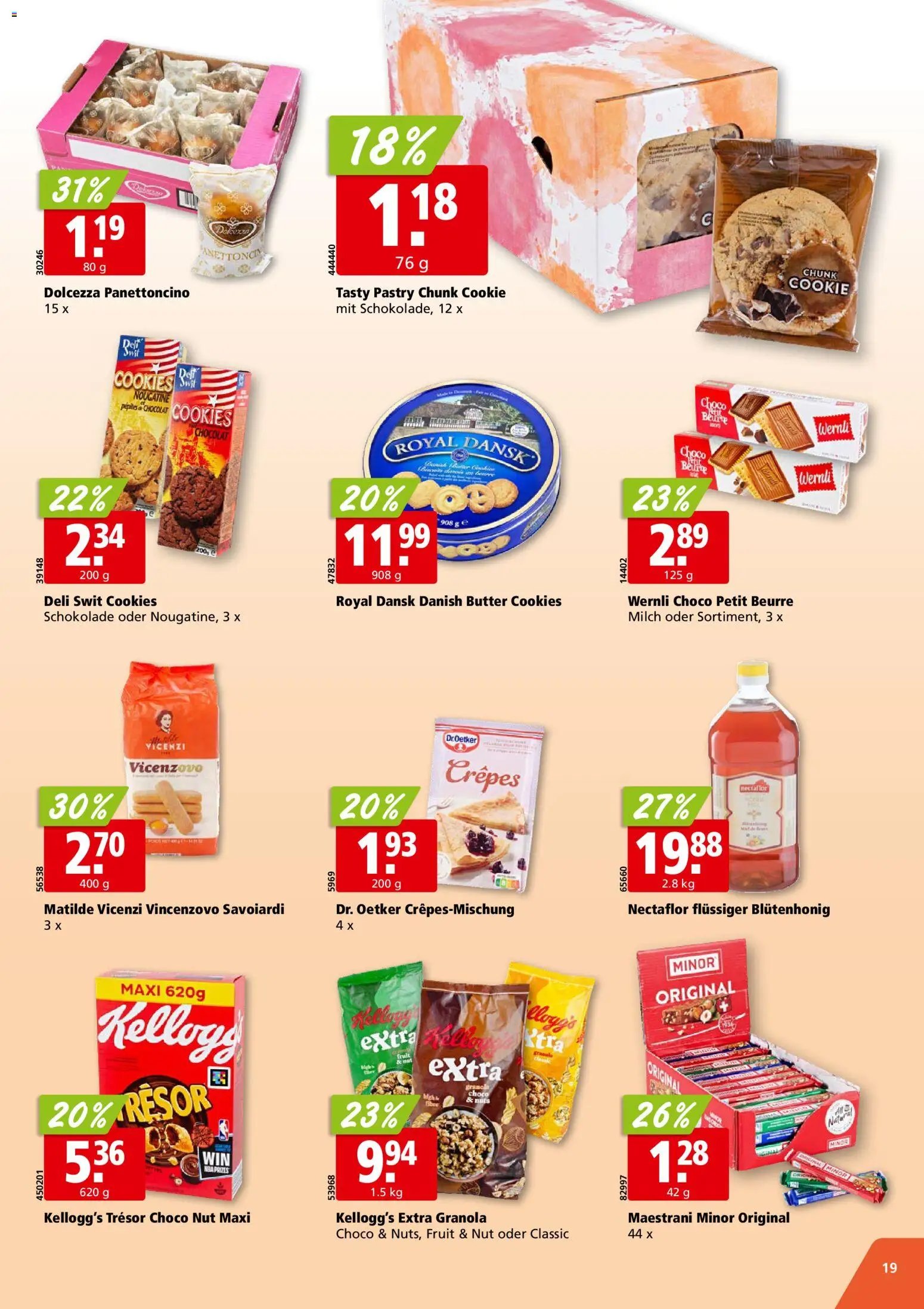 Aligro aktionen Chavannes, Matran, Genf, Sitten