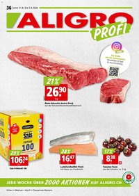 Aligro aktionen Chavannes, Matran, Genf, Sitten
