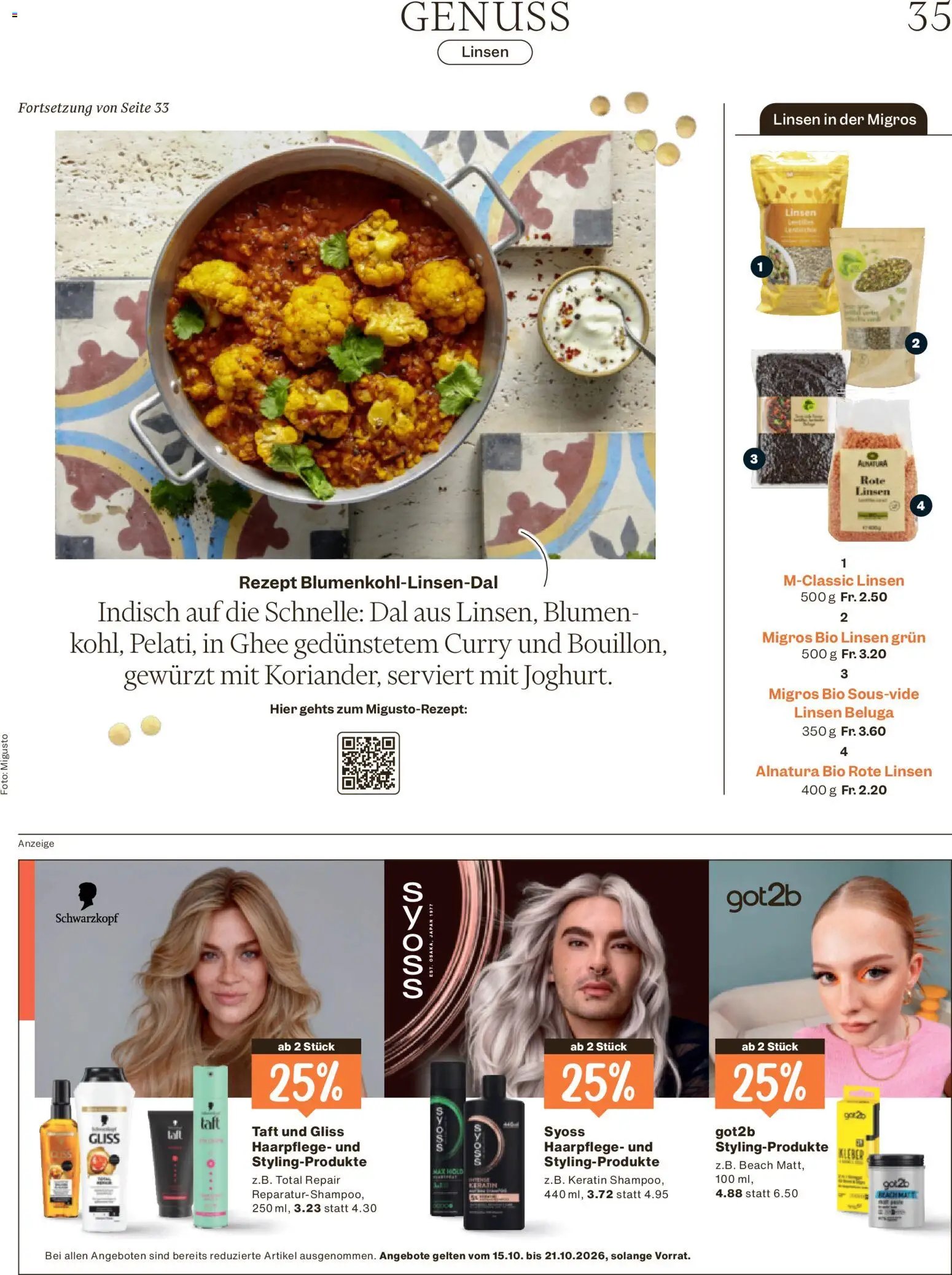 Migros aktionen Magazine